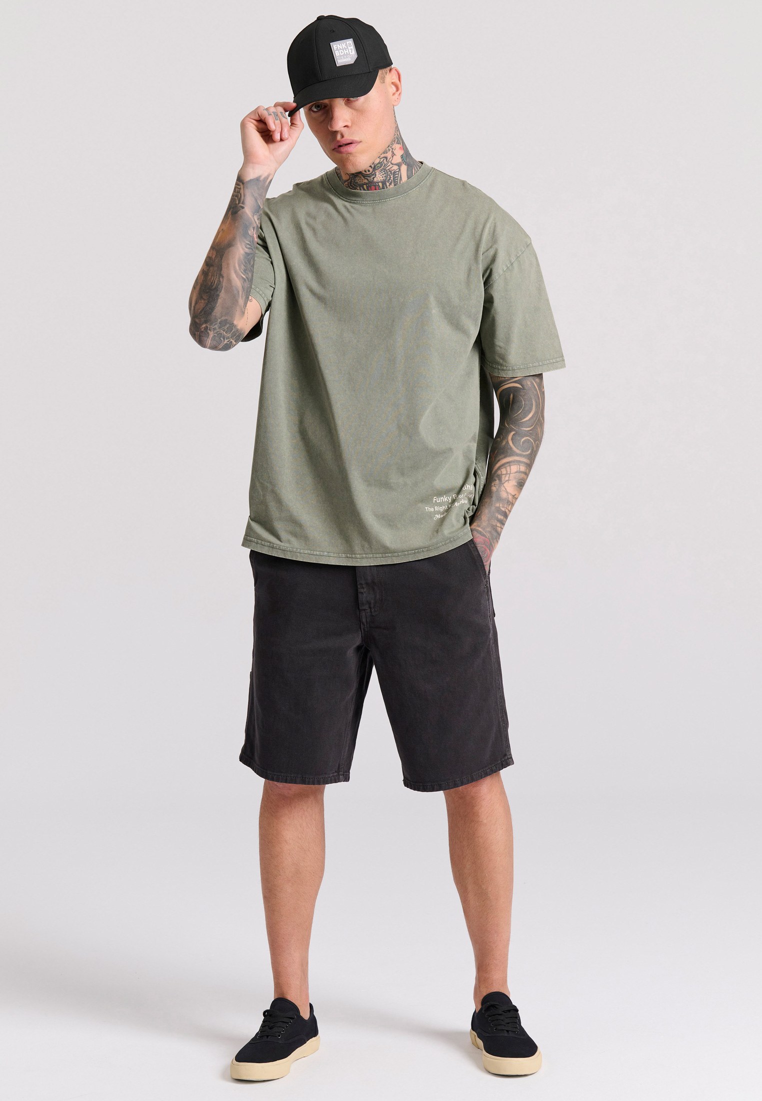 Men's Shirts Funky Buddha Khaki