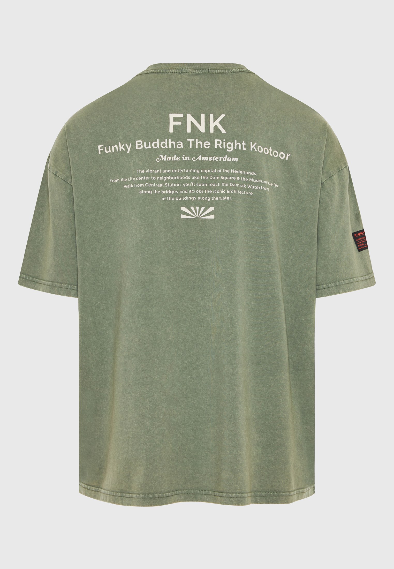 Men's Shirts Funky Buddha Khaki