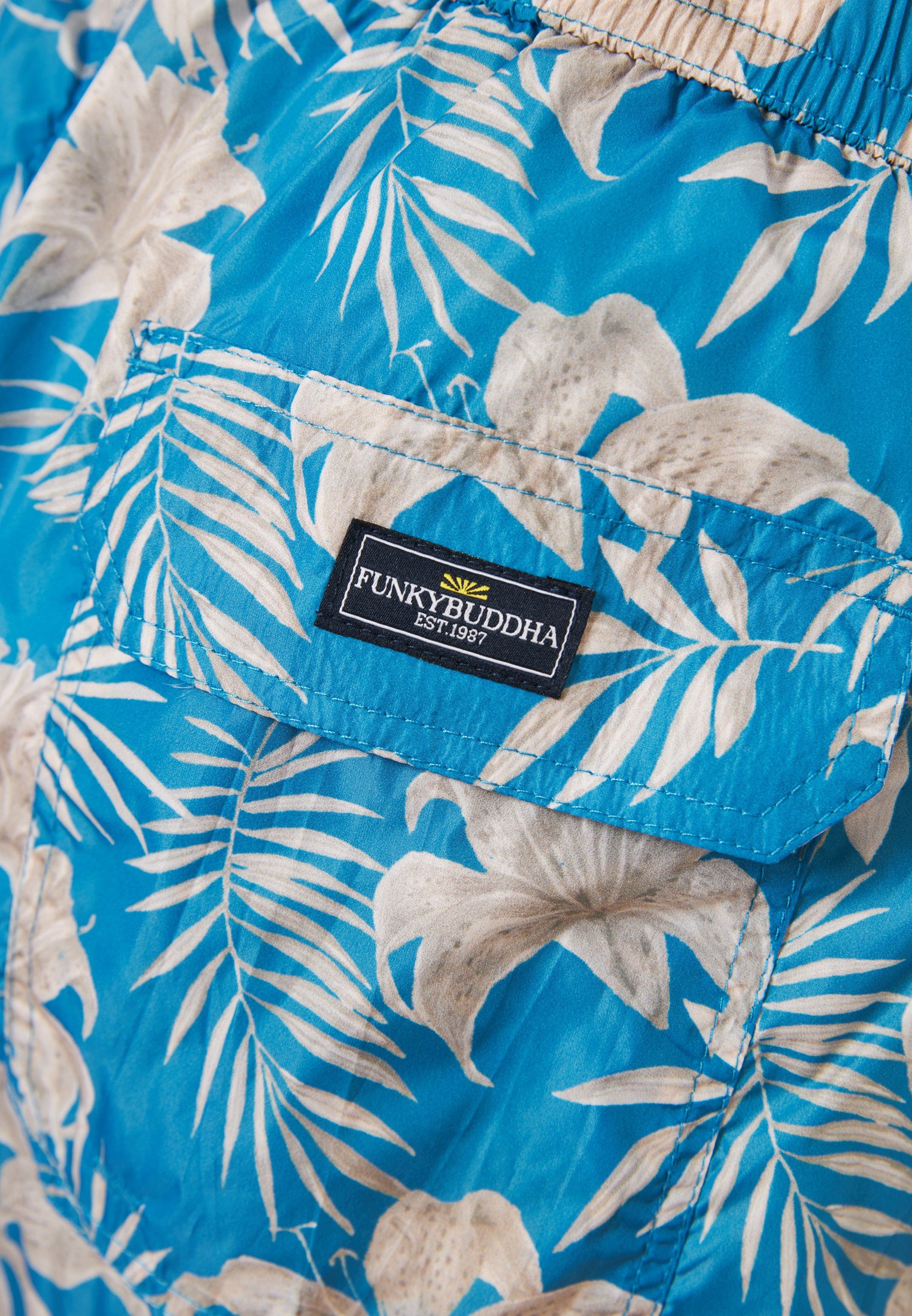 Men's Swim Shorts Funky Buddha Blue