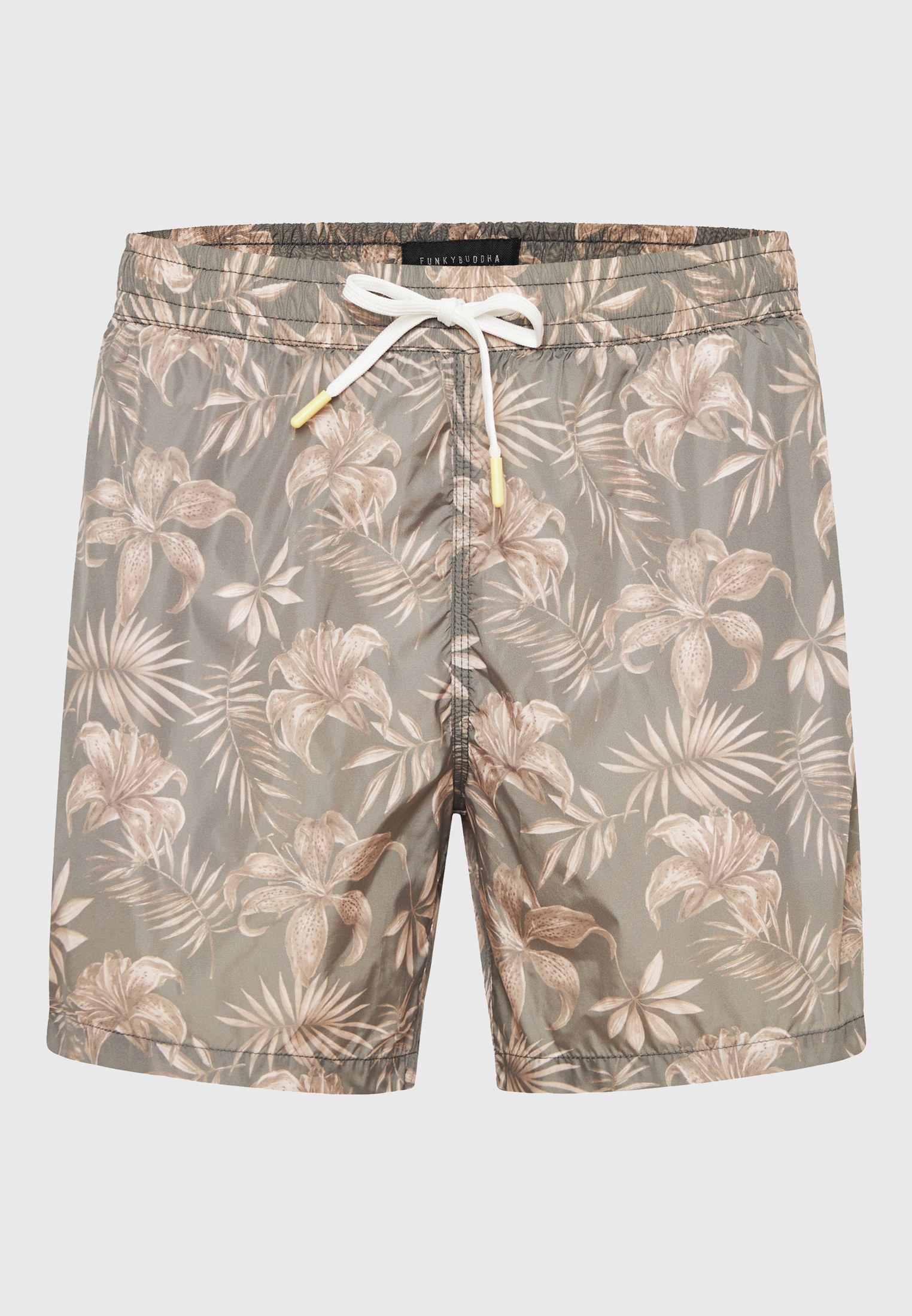 Men's Swim Shorts Funky Buddha Khaki