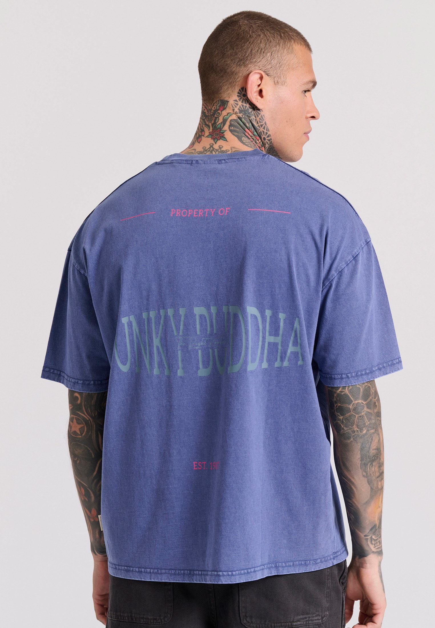 Men's Shirts Funky Buddha Navy