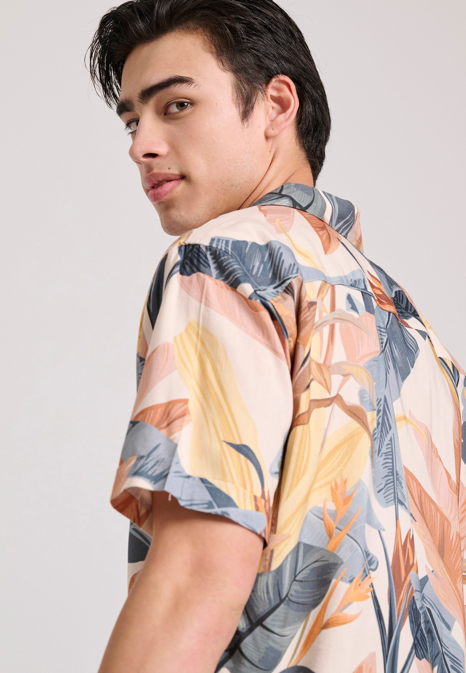 Men's Shirts Funky Buddha Pink