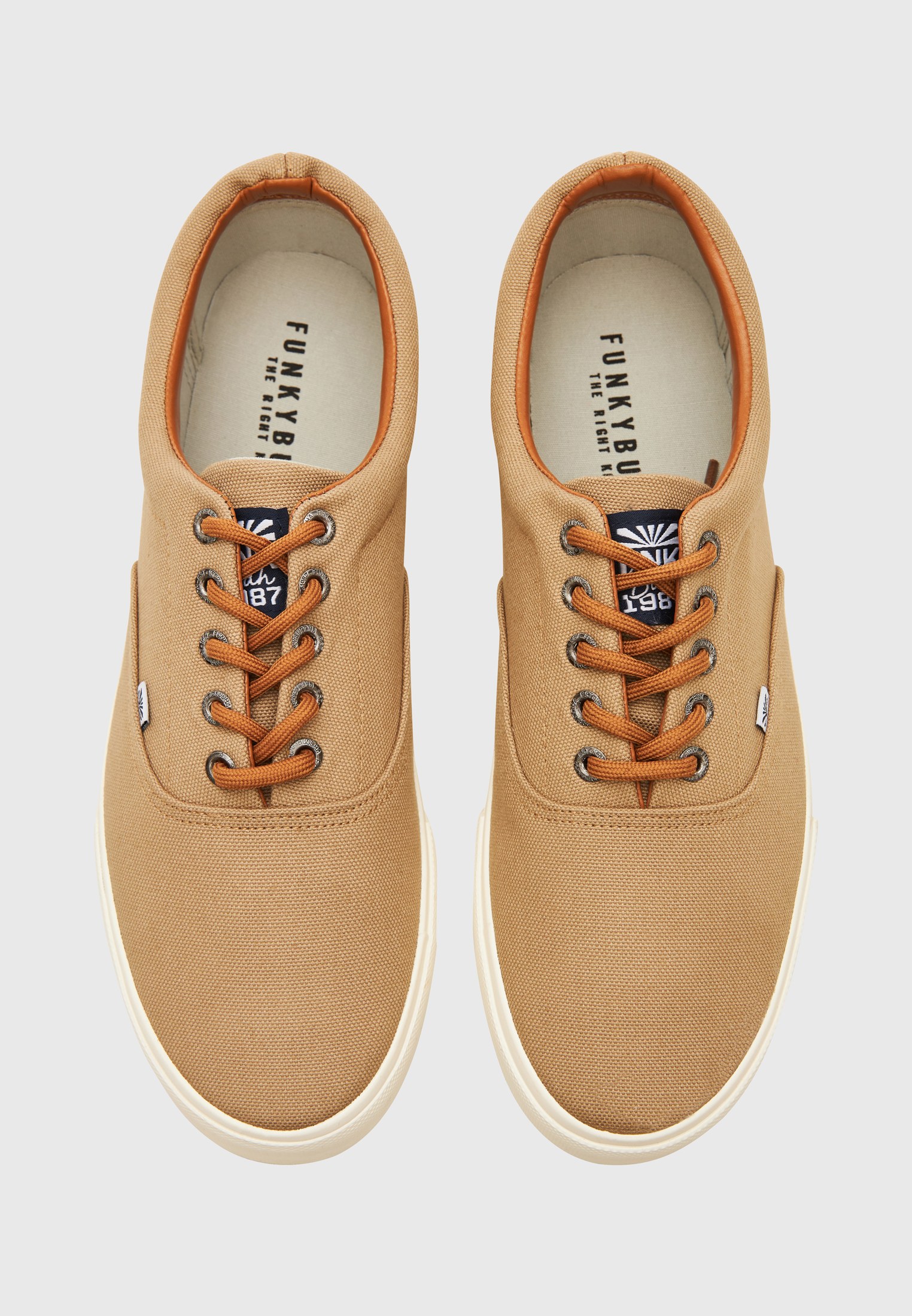 Men's Sneakers Funky Buddha Beige