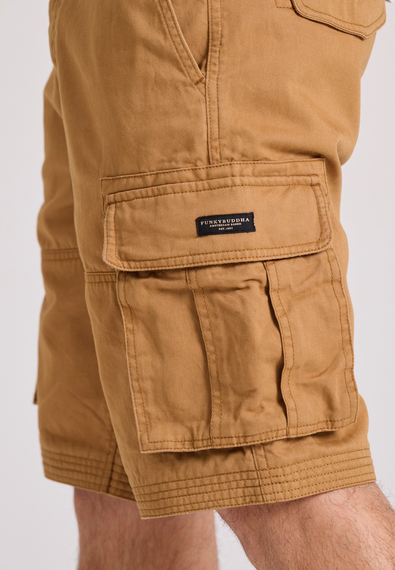 Men's Shorts Funky Buddha Brown