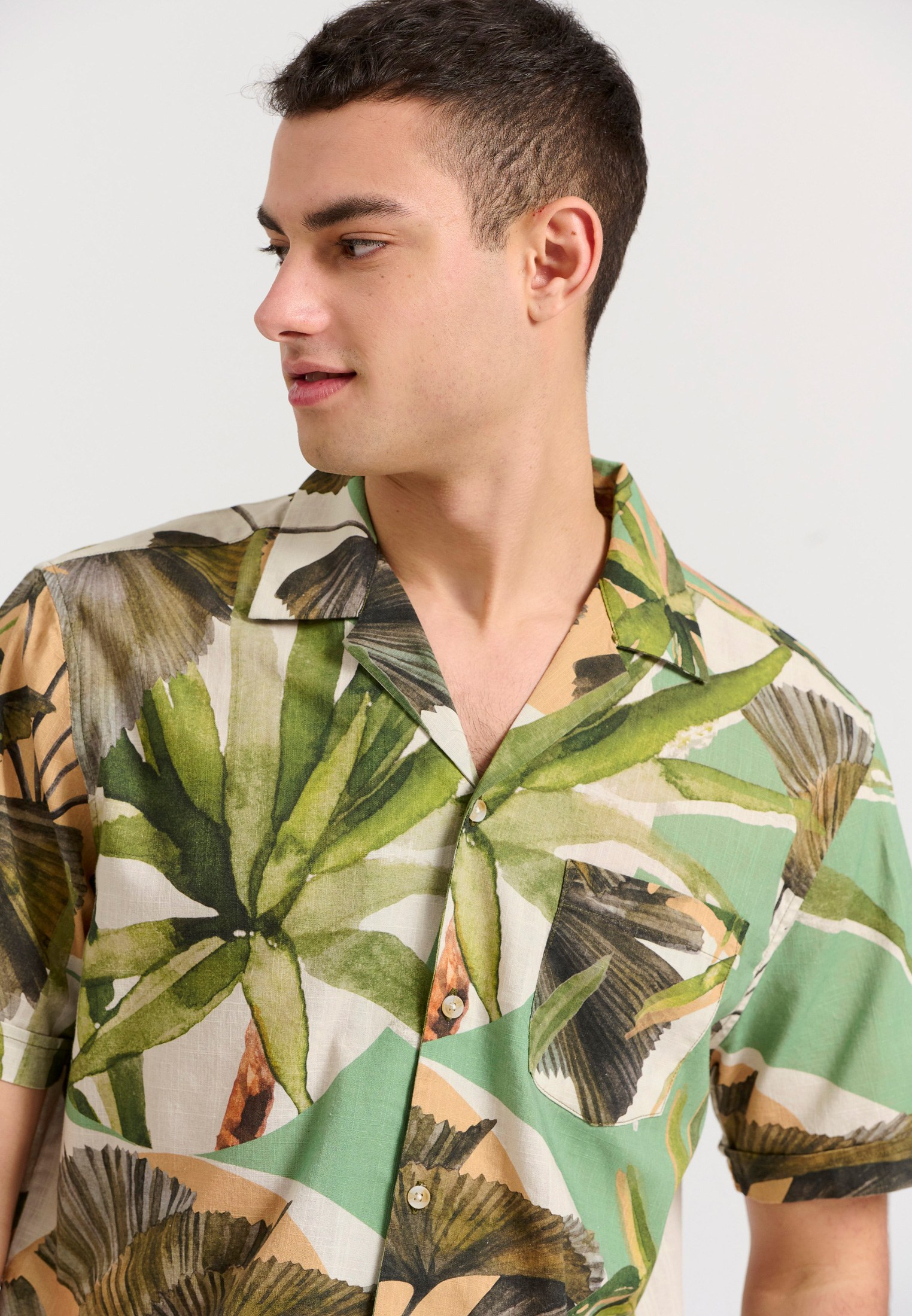 Men's Shirts Funky Buddha White