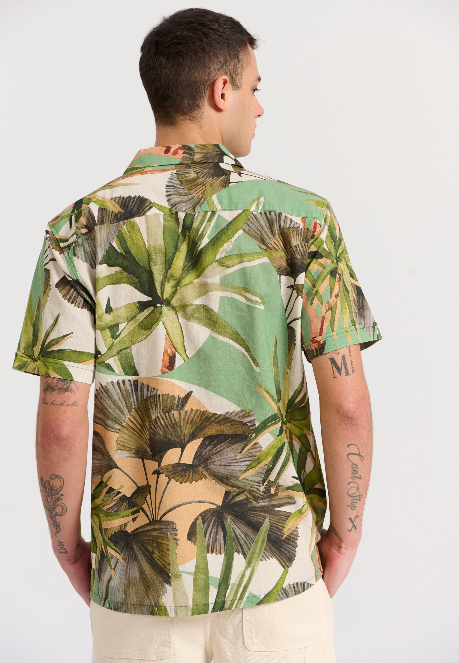 Men's Shirts Funky Buddha White