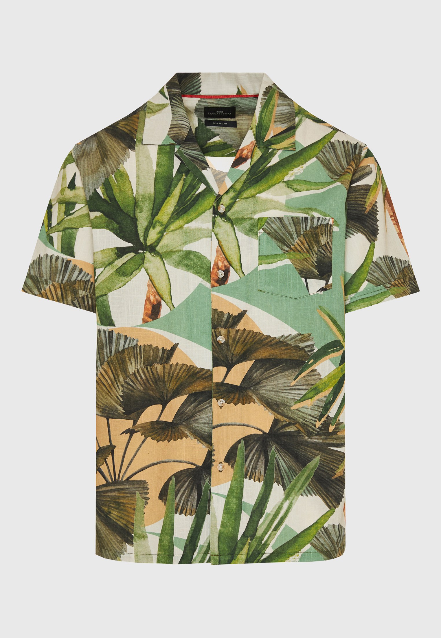 Men's Shirts Funky Buddha White