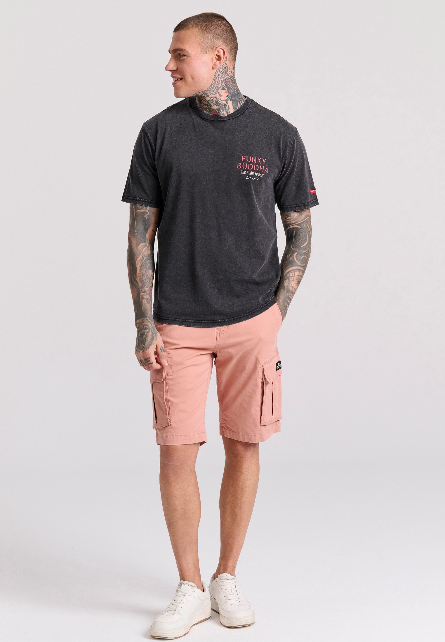 Men's Shirts Funky Buddha Black