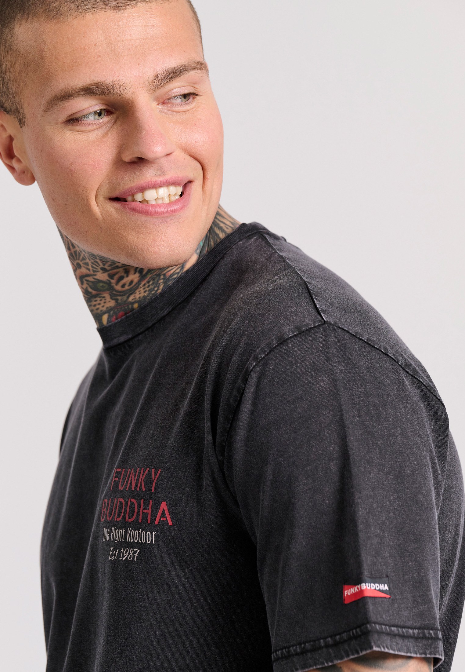 Men's Shirts Funky Buddha Black