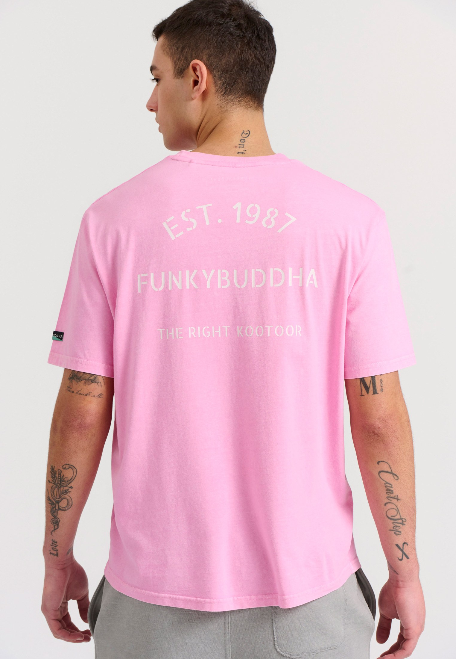 Men's Shirts Funky Buddha Pink