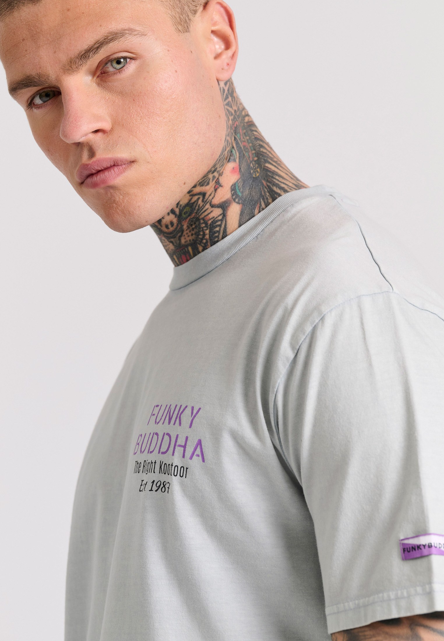 Men's Shirts Funky Buddha Gray