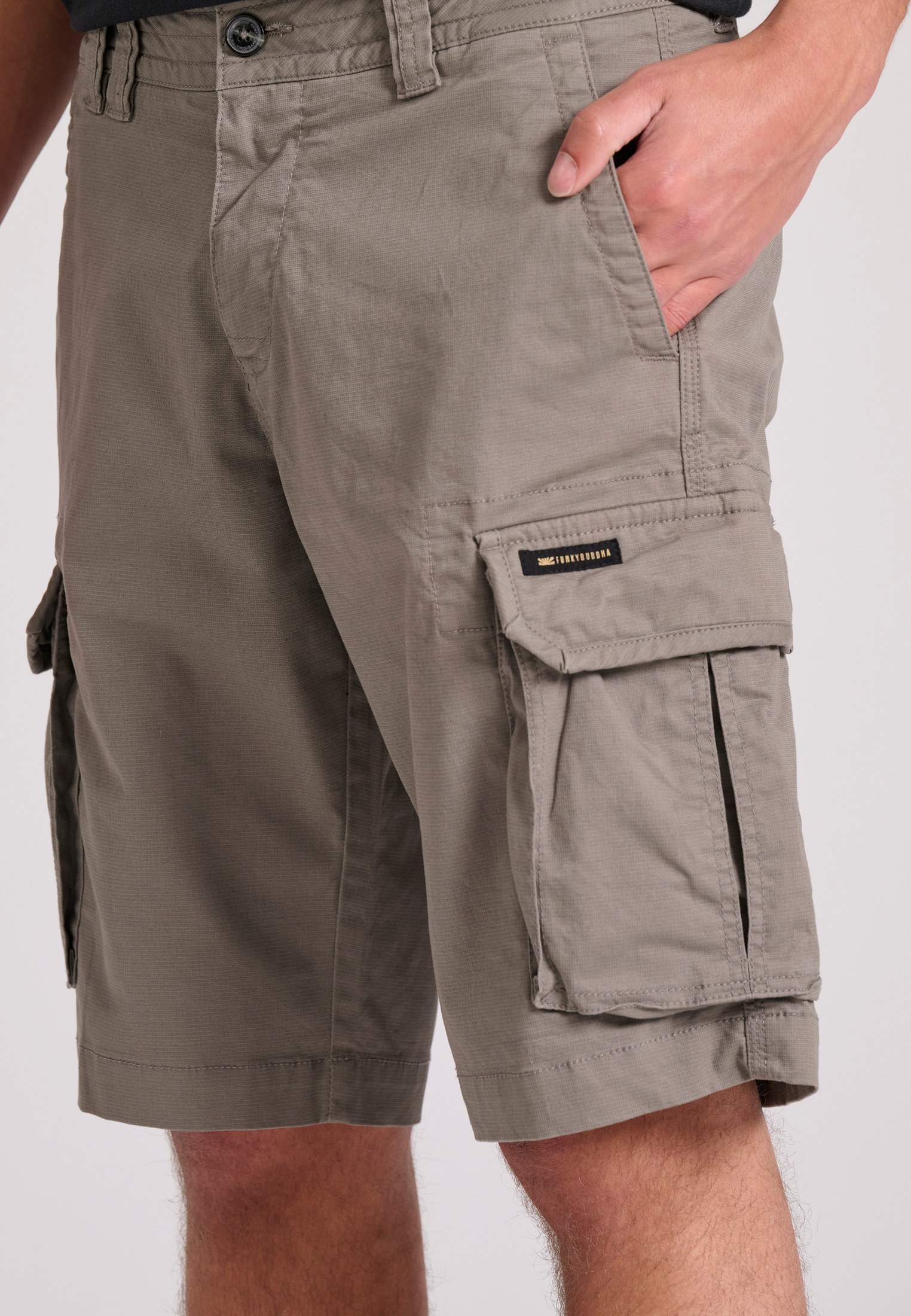 Men's Shorts Funky Buddha Gray