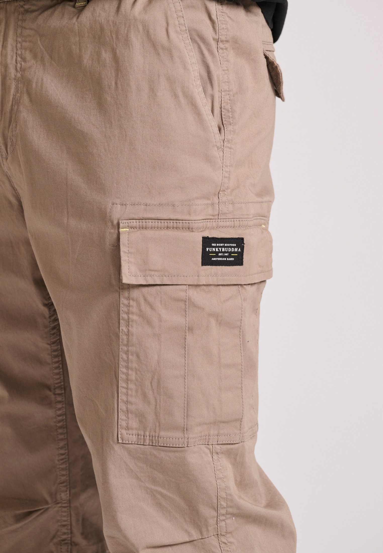 Men's Trousers Funky Buddha Brown