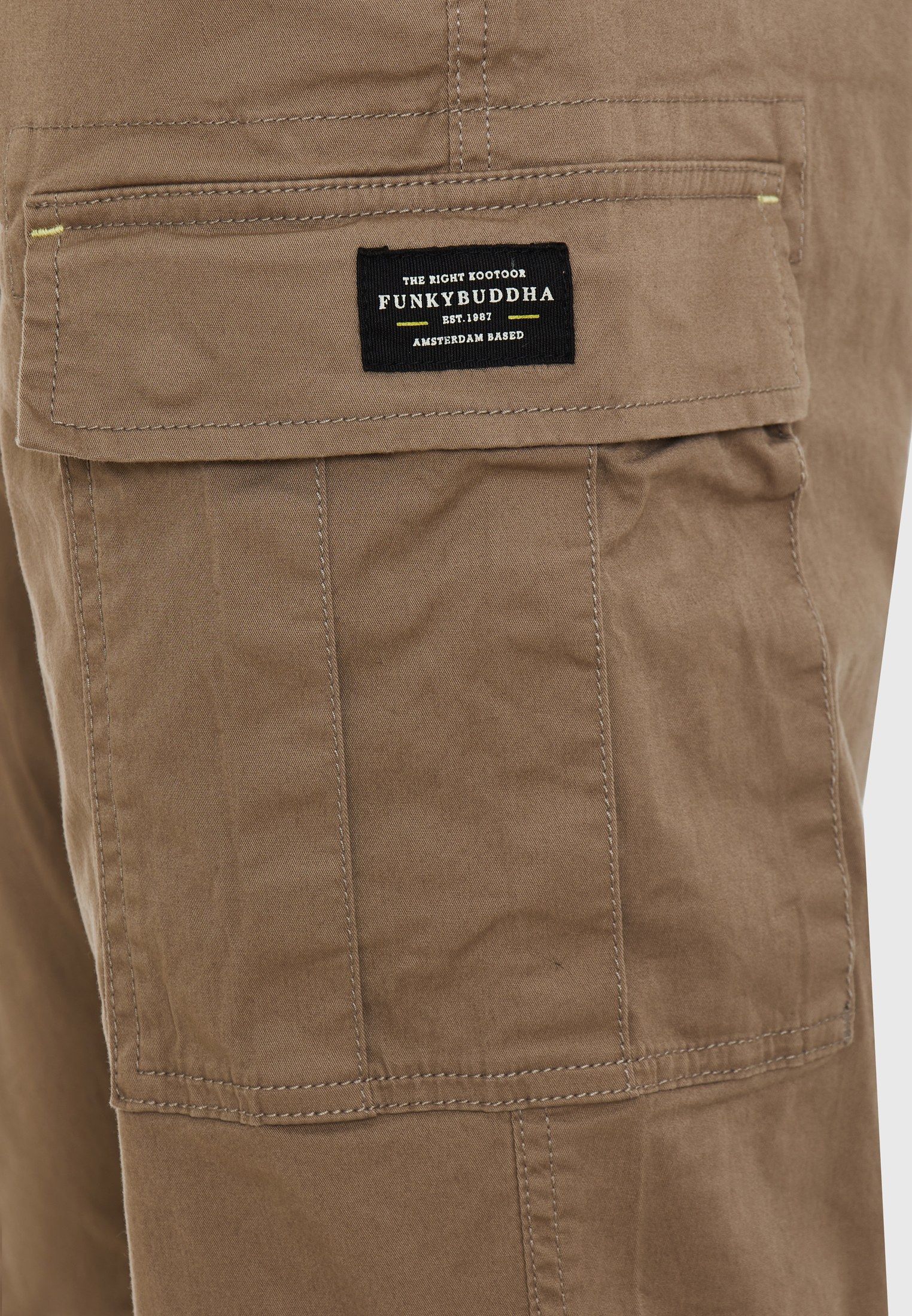 Men's Trousers Funky Buddha Brown