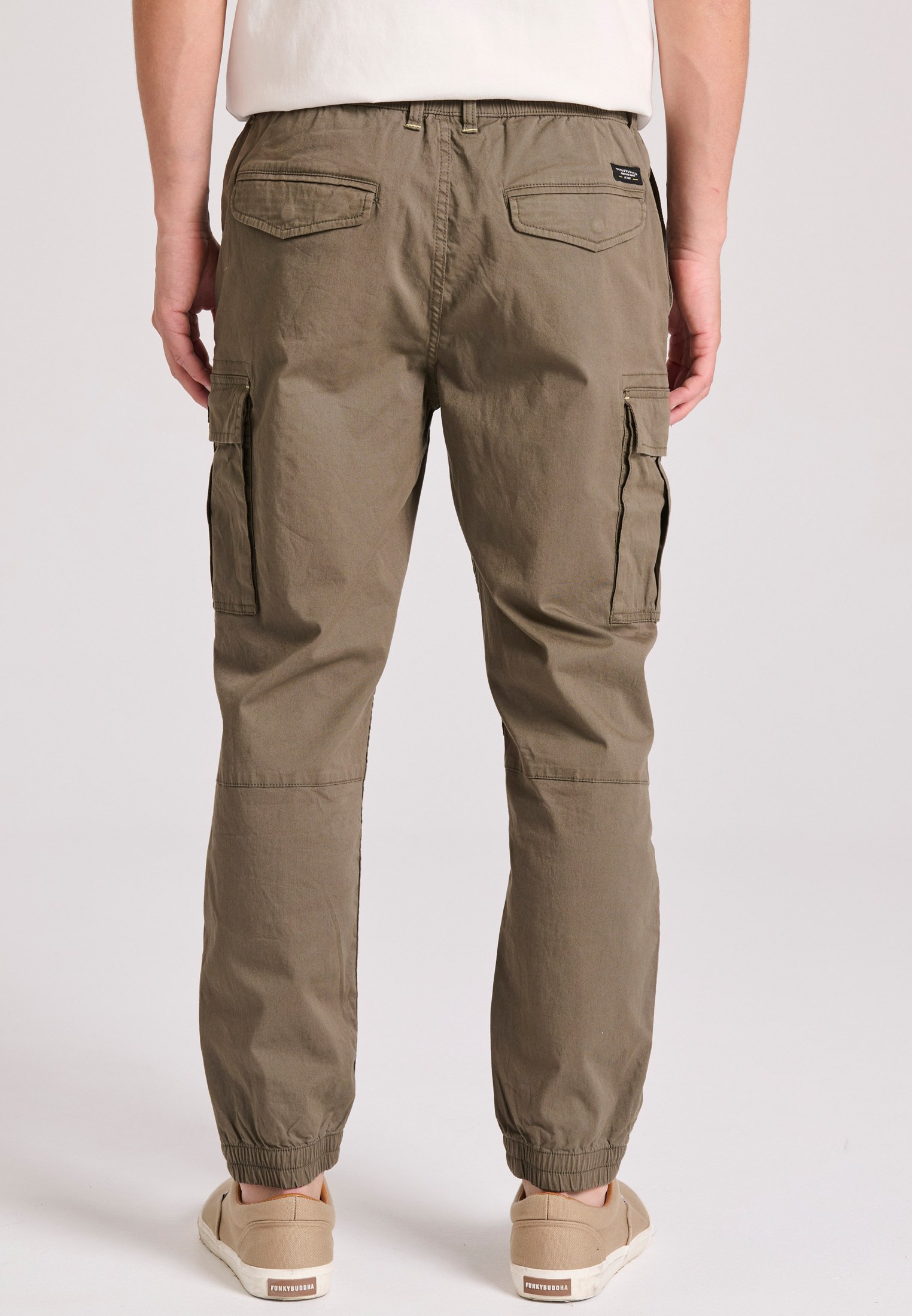Men's Trousers Funky Buddha Khaki