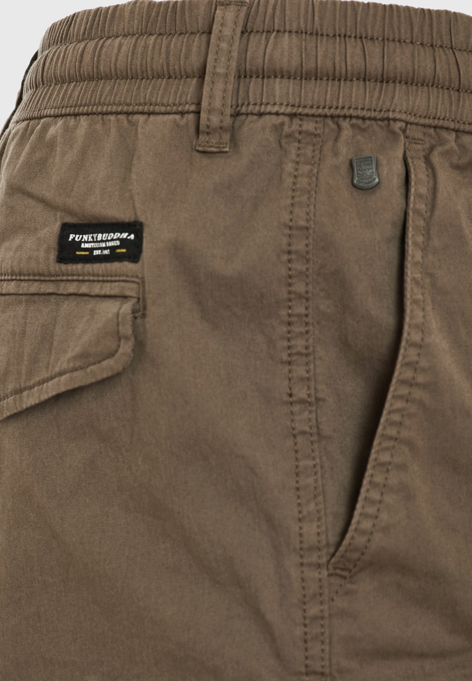 Men's Trousers Funky Buddha Khaki