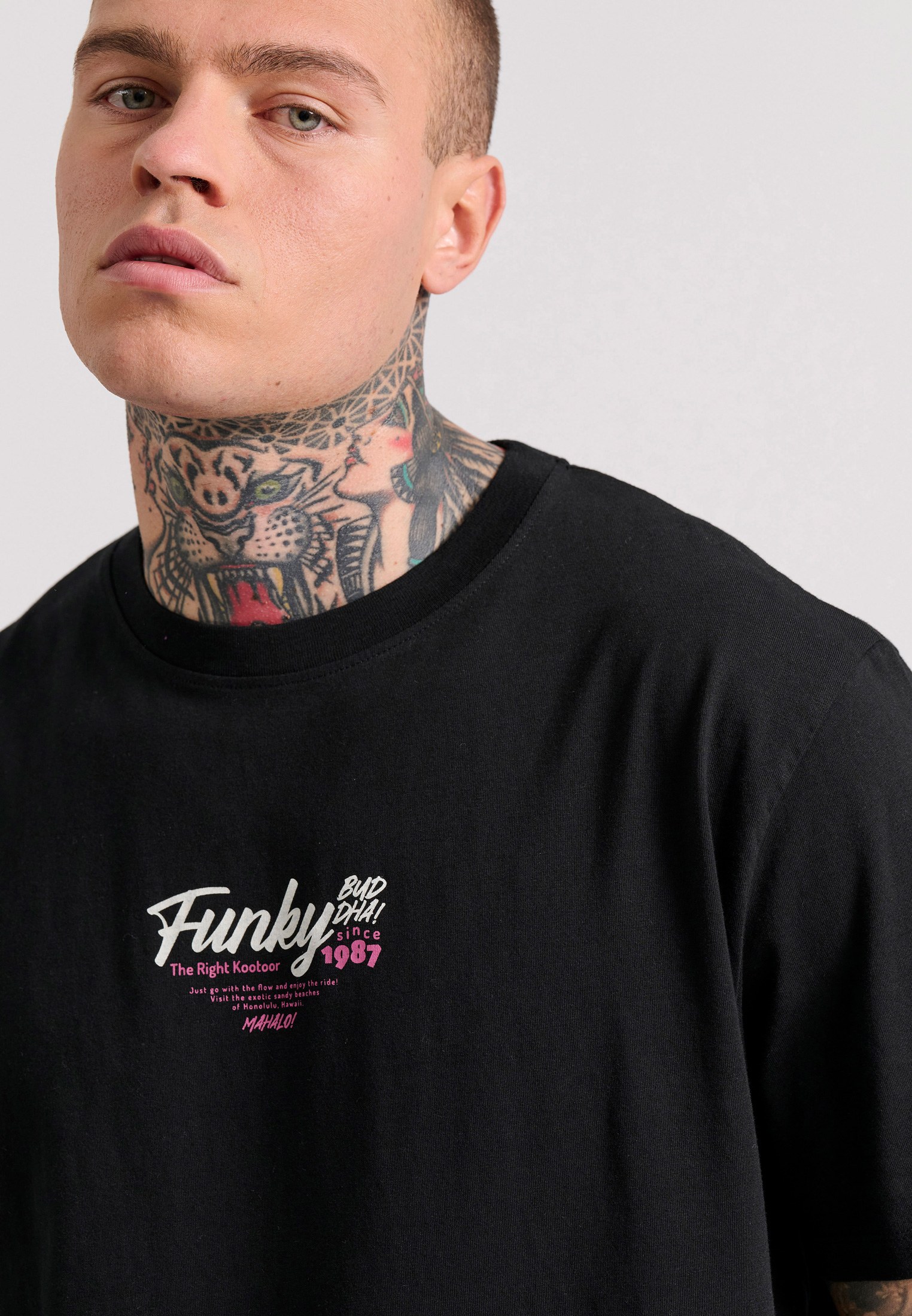 Men's Shirts Funky Buddha Black