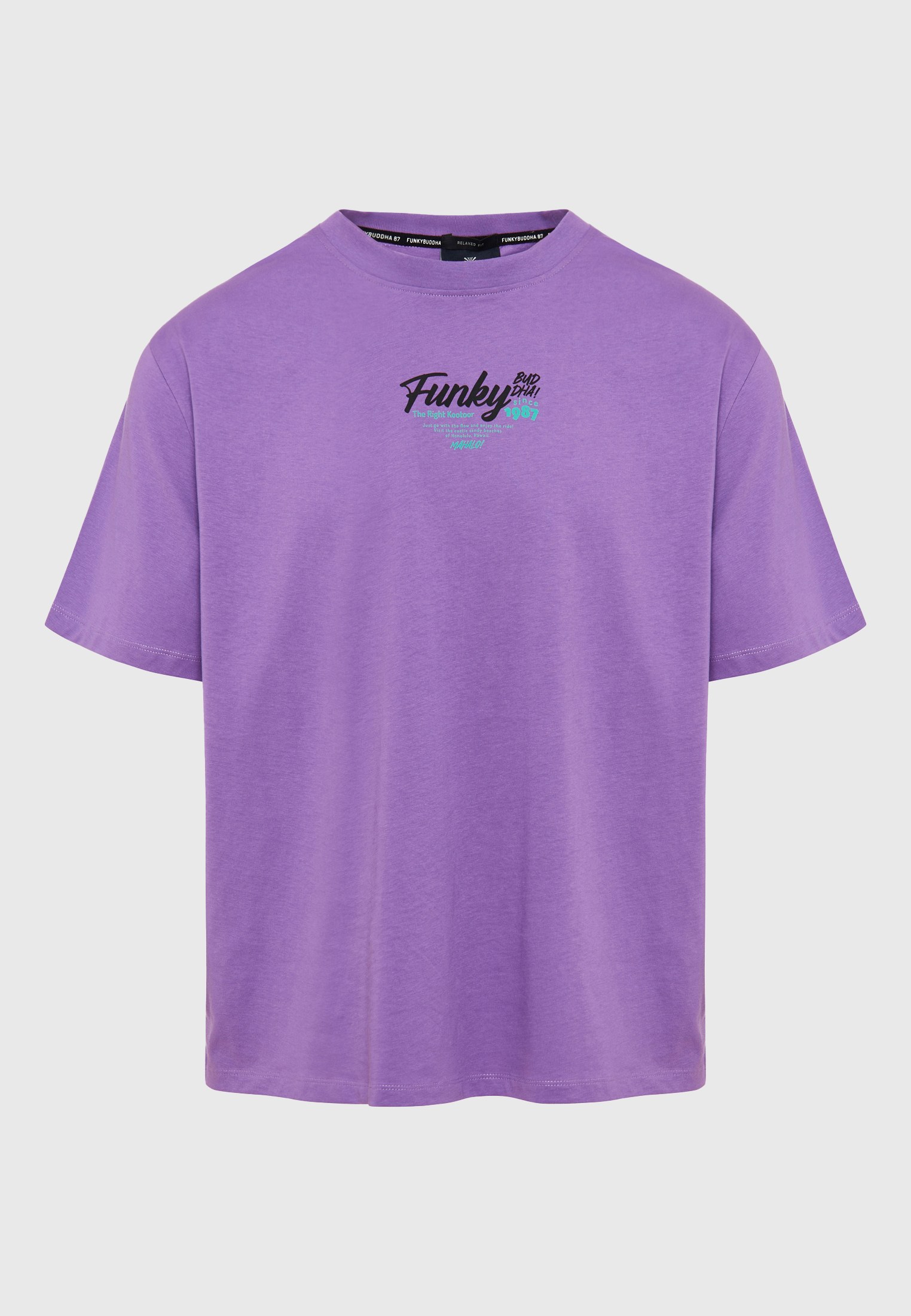Men's Shirts Funky Buddha Purple