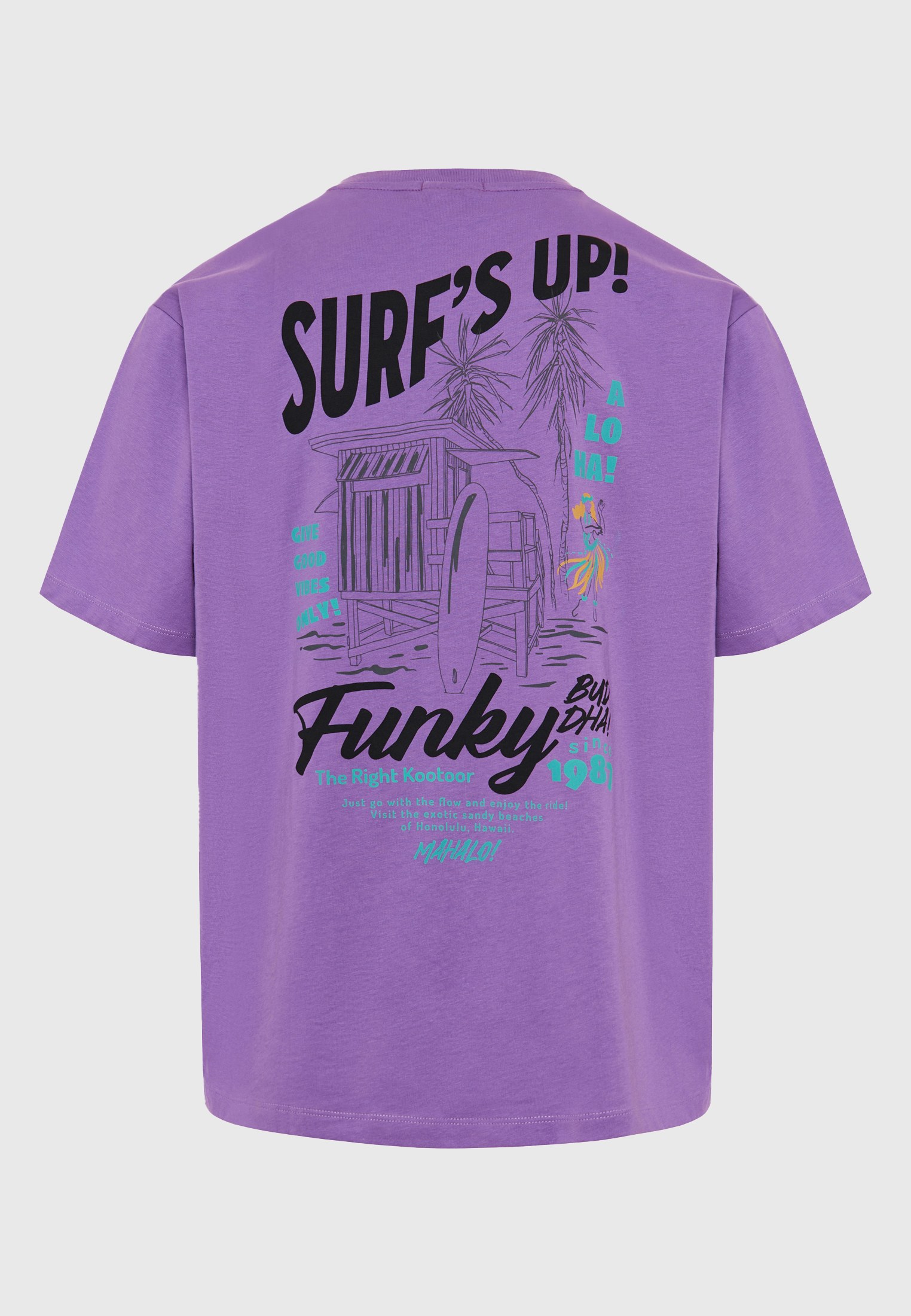 Men's Shirts Funky Buddha Purple