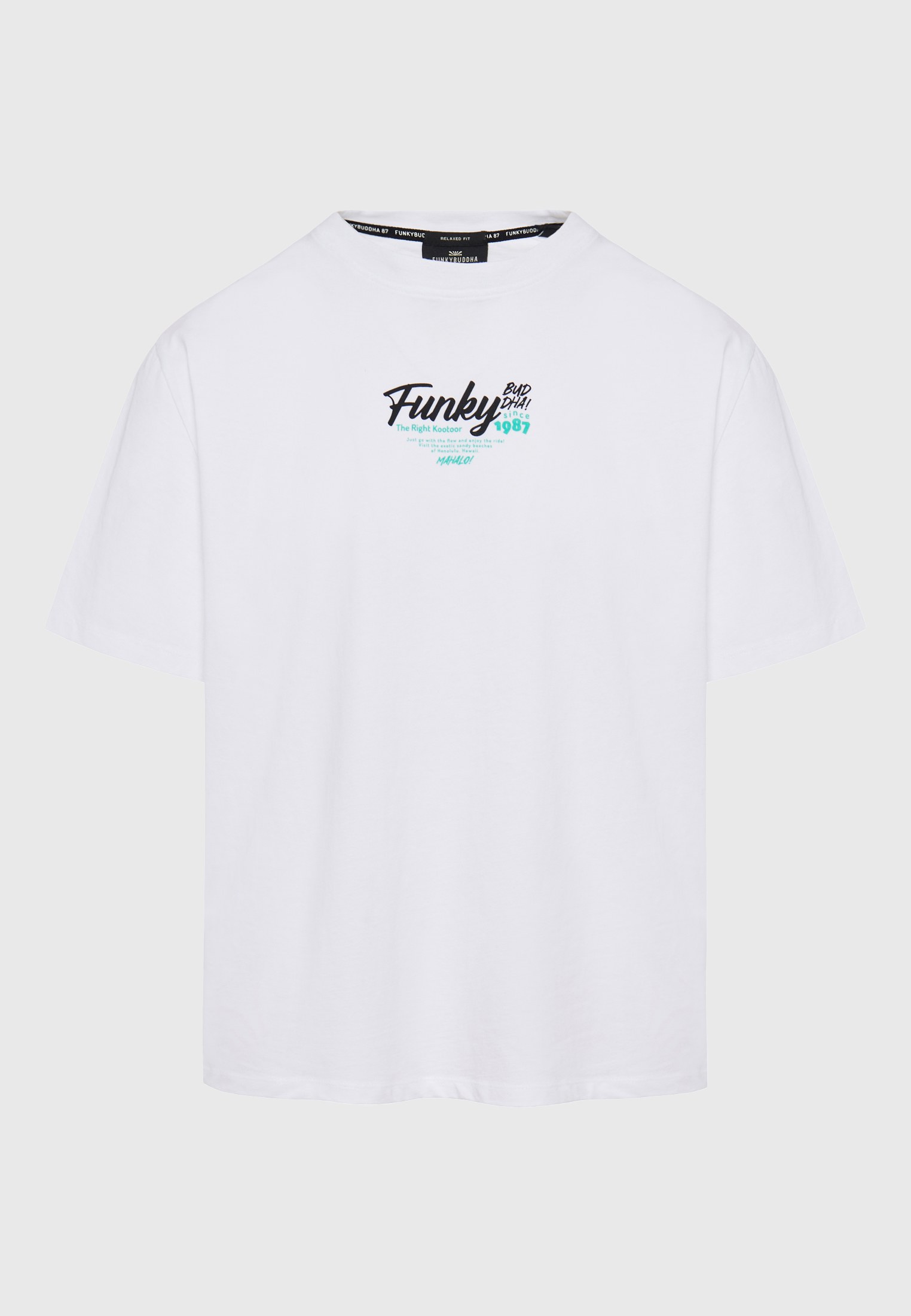 Men's Shirts Funky Buddha White