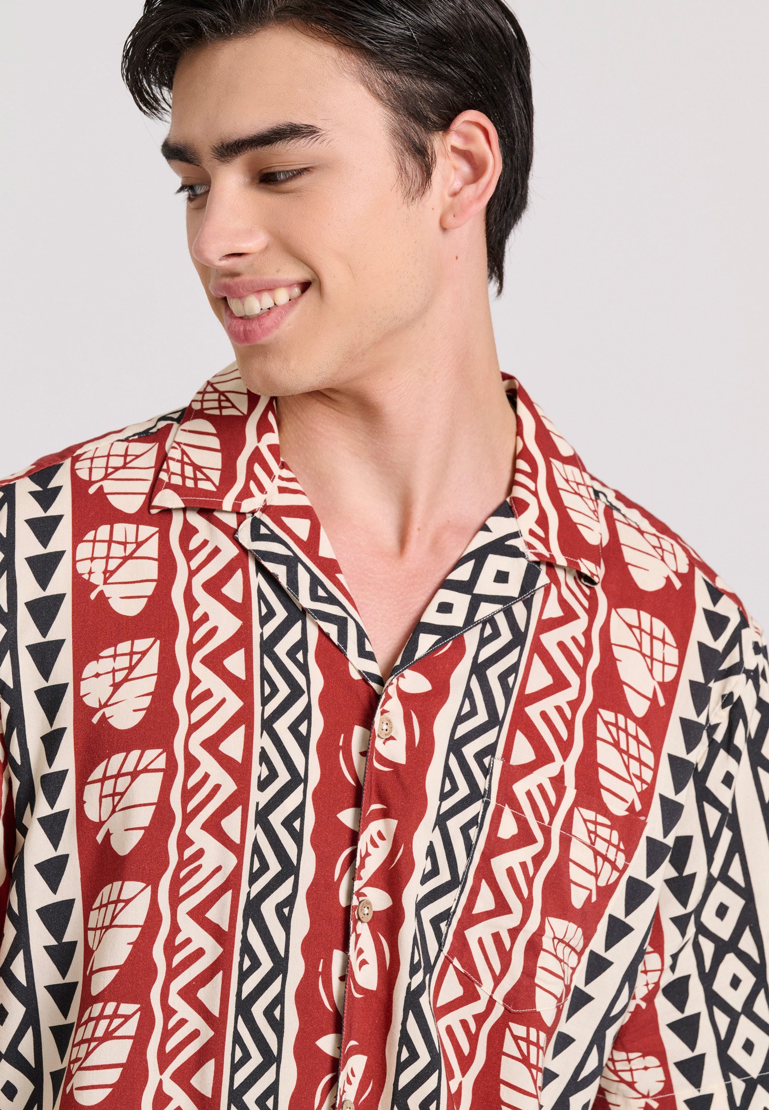Men's Shirts Funky Buddha Red