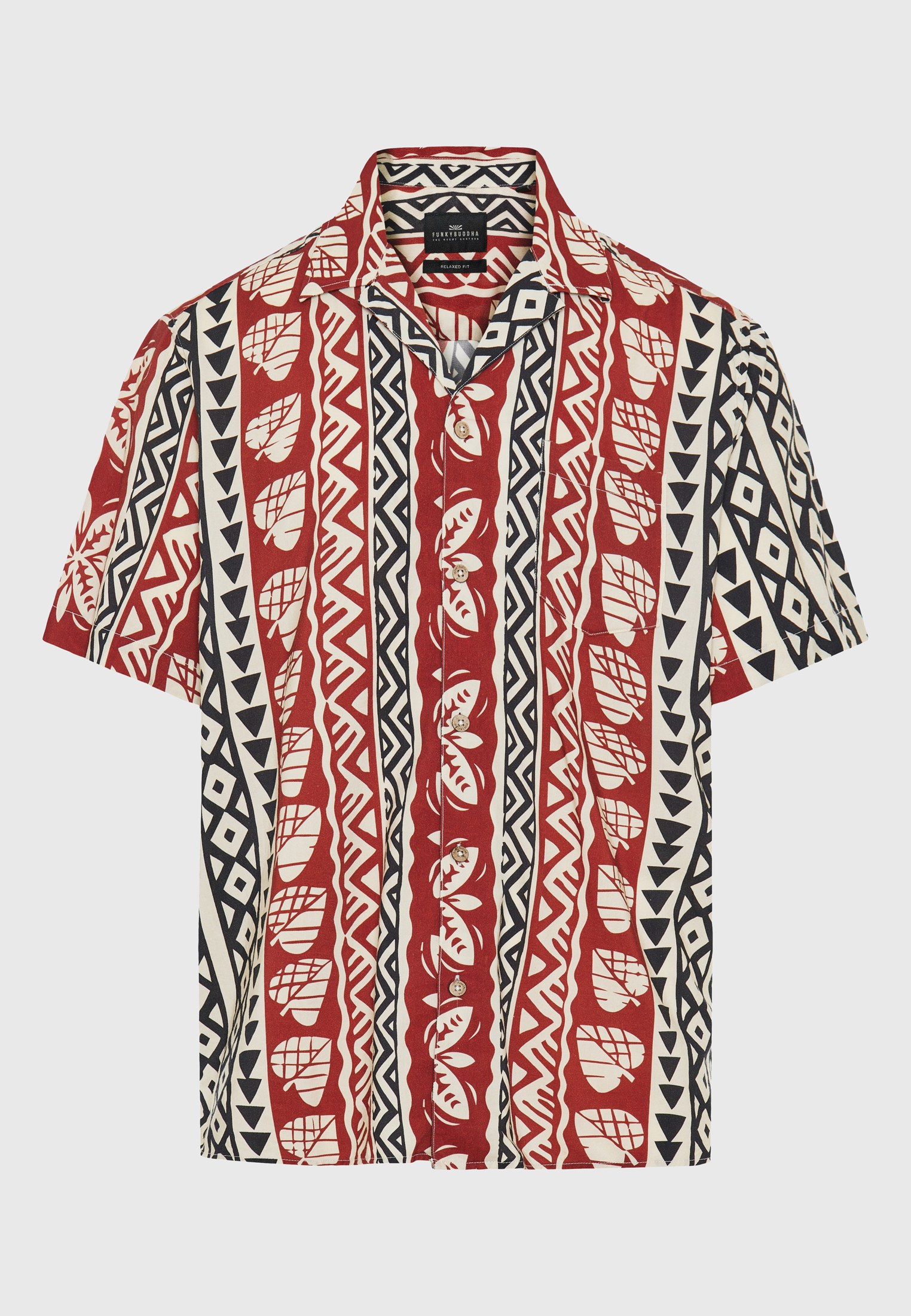 Men's Shirts Funky Buddha Red