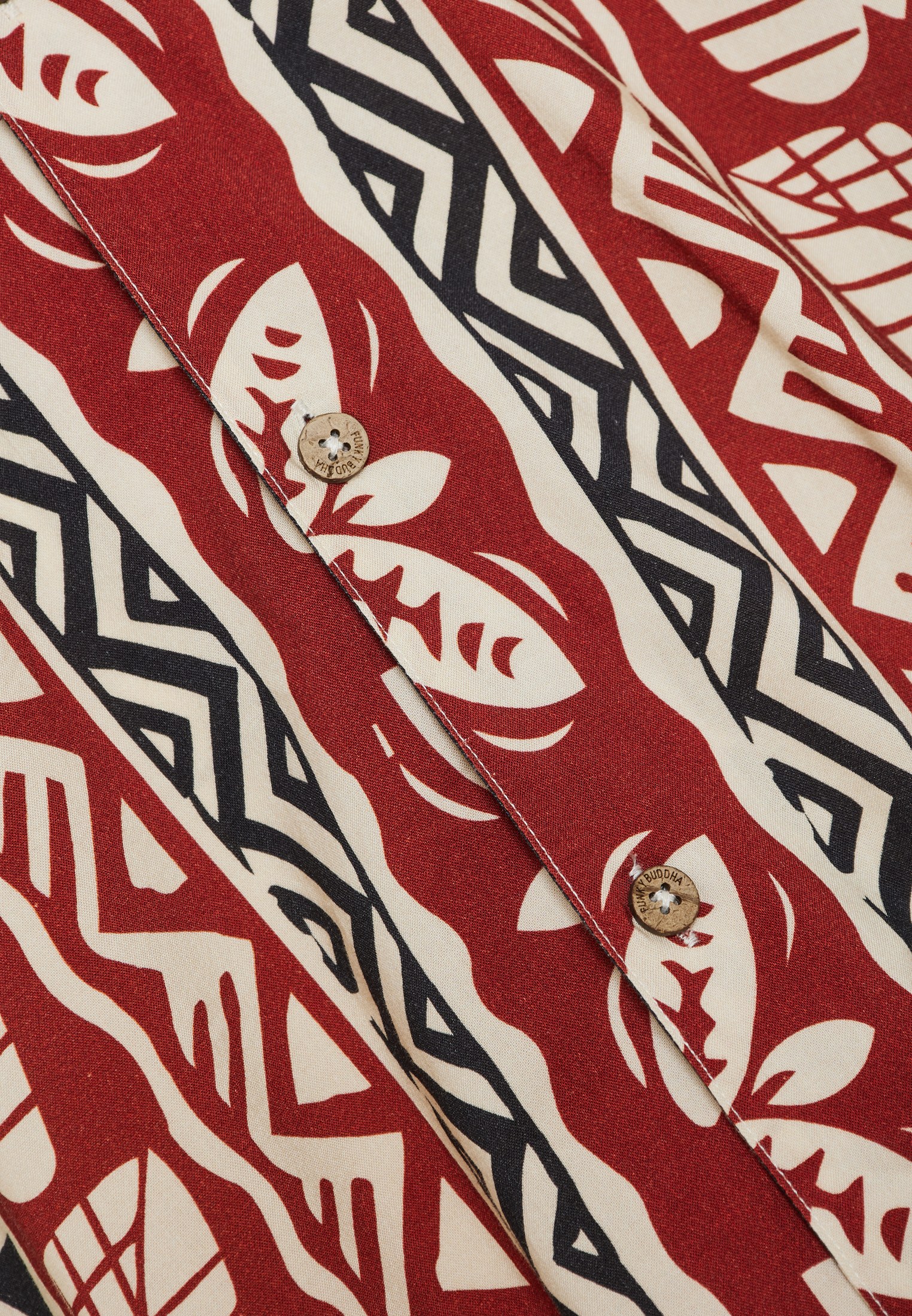 Men's Shirts Funky Buddha Red