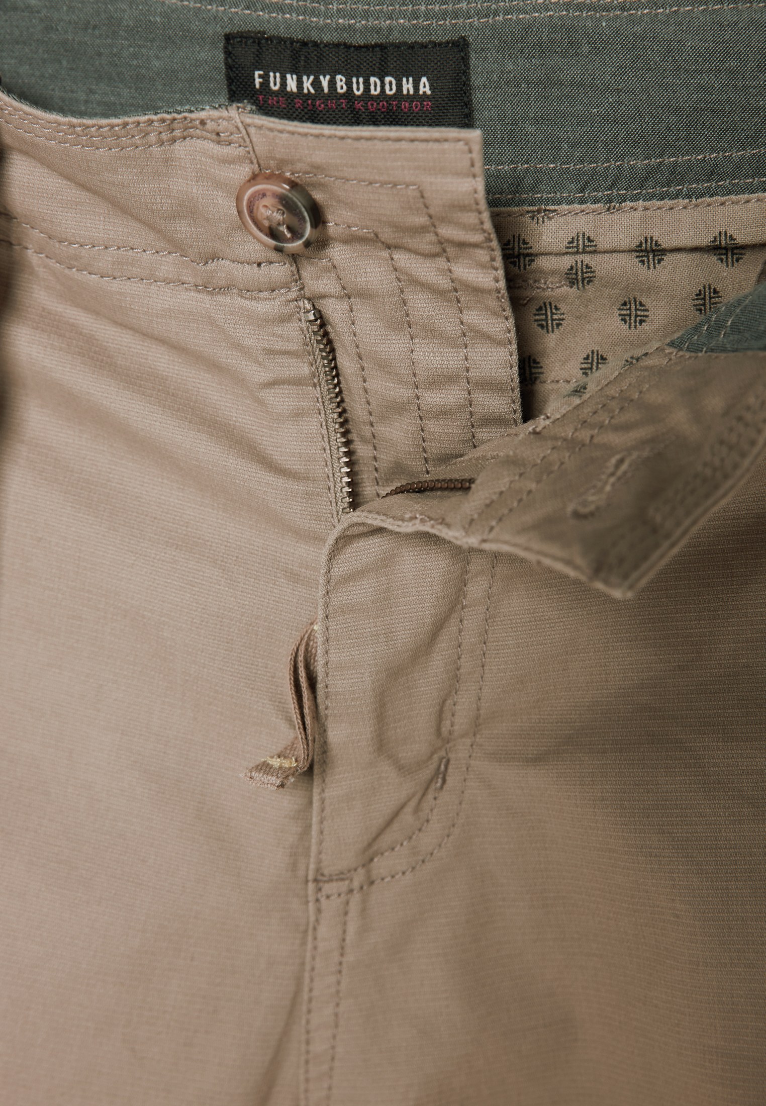 Men's Trousers Funky Buddha Beige