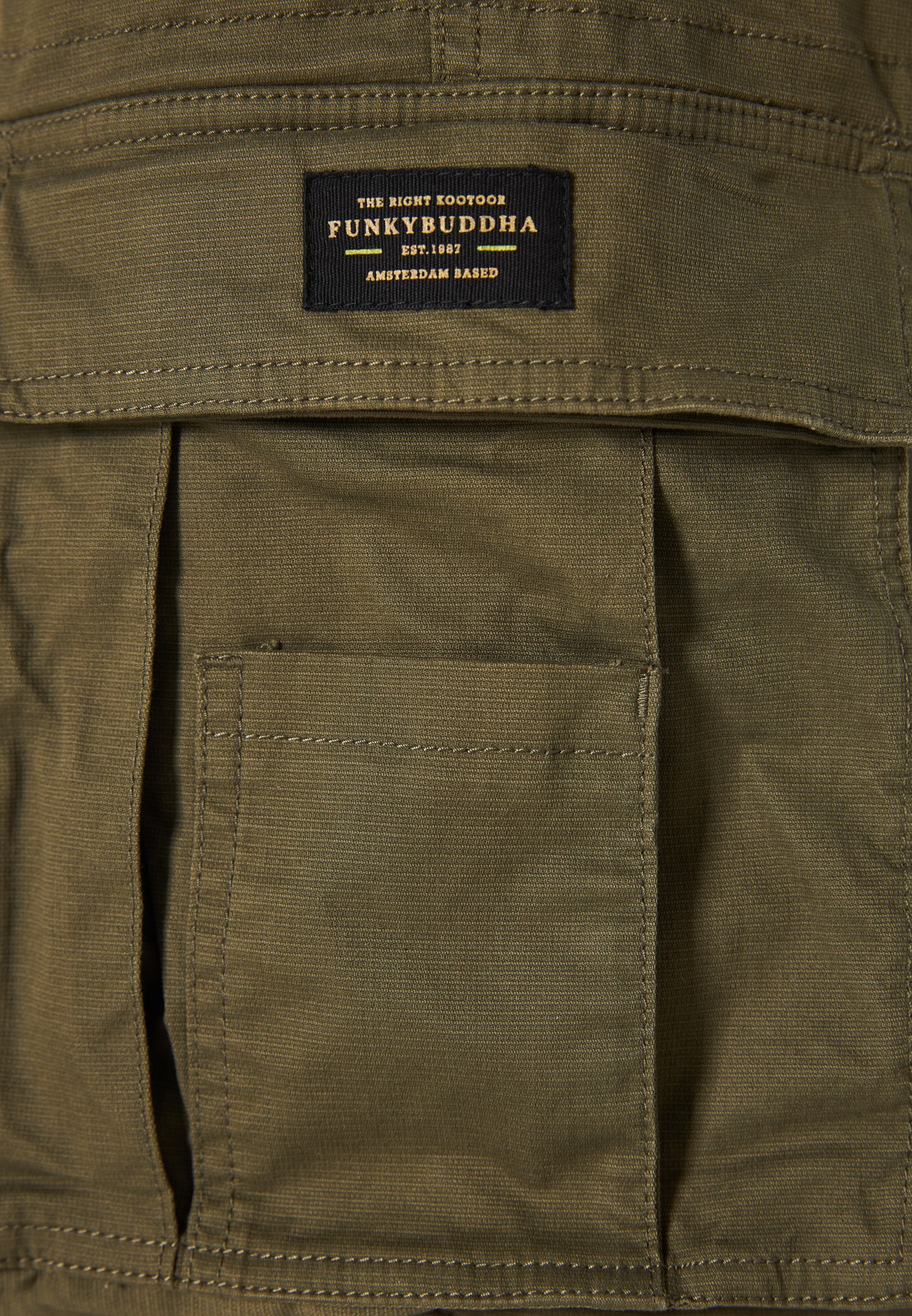 Men's Trousers Funky Buddha Khaki