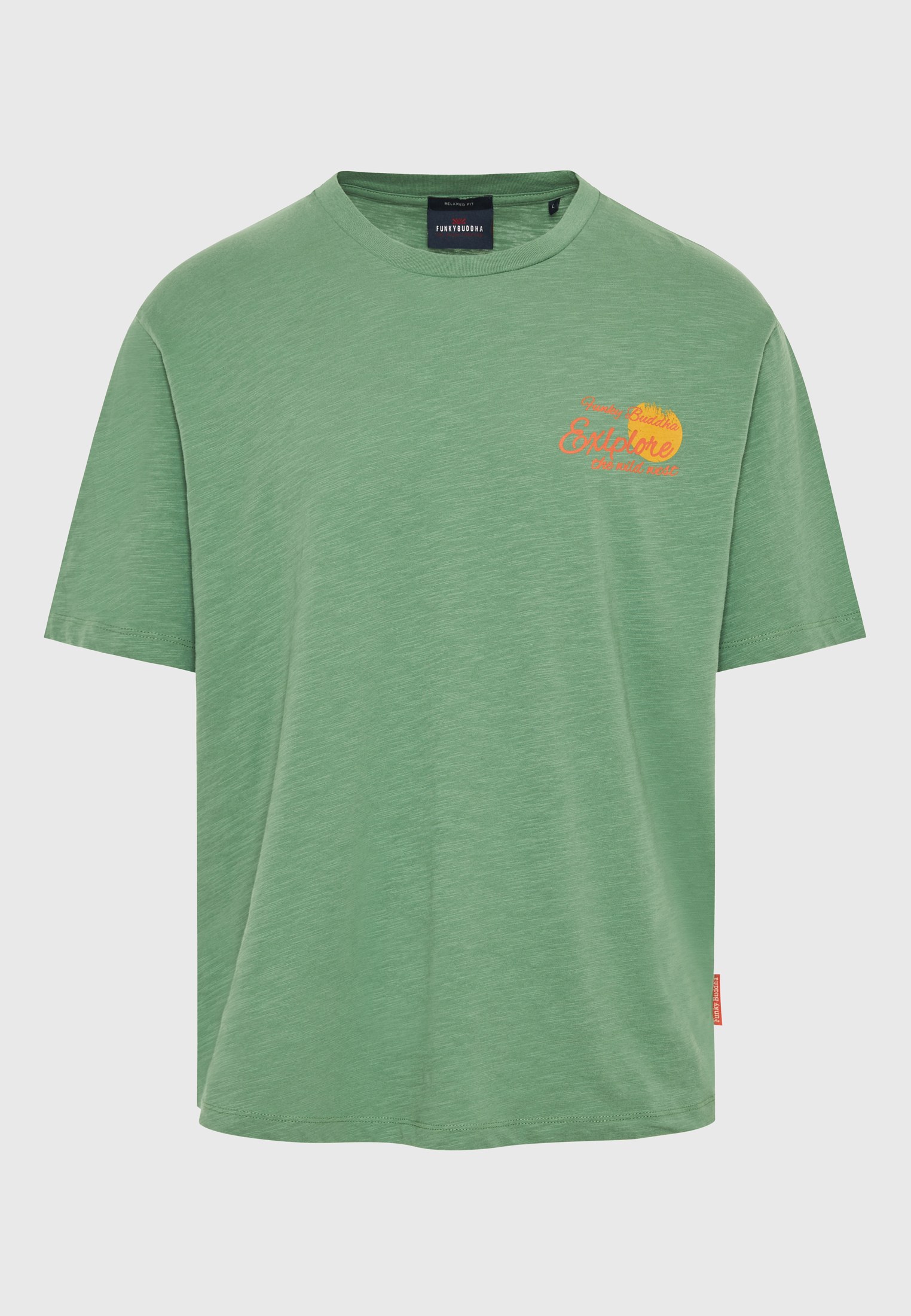 Relaxed fit t-shirt με τύπωμα στην πλάτη