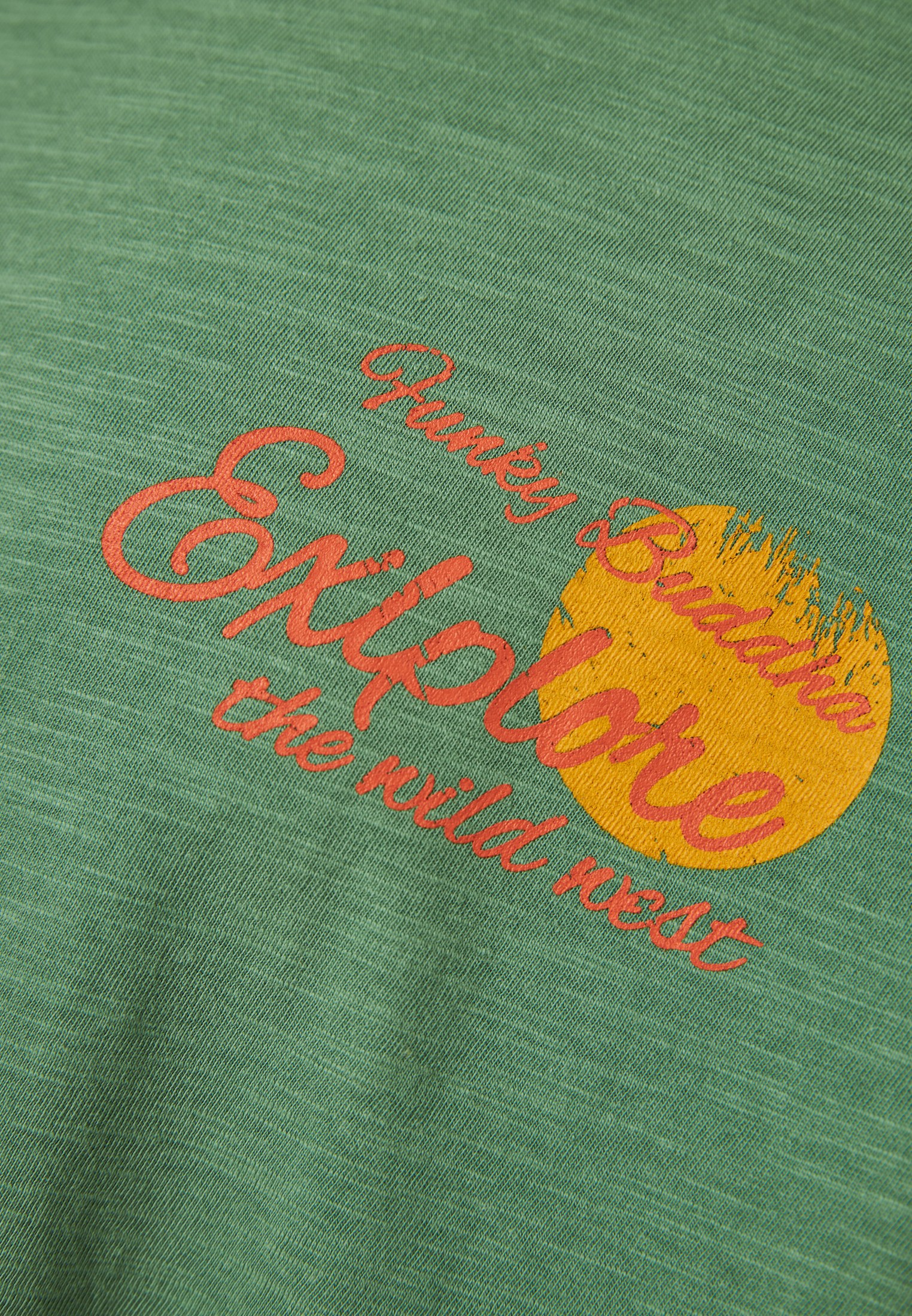 Relaxed fit t-shirt με τύπωμα στην πλάτη