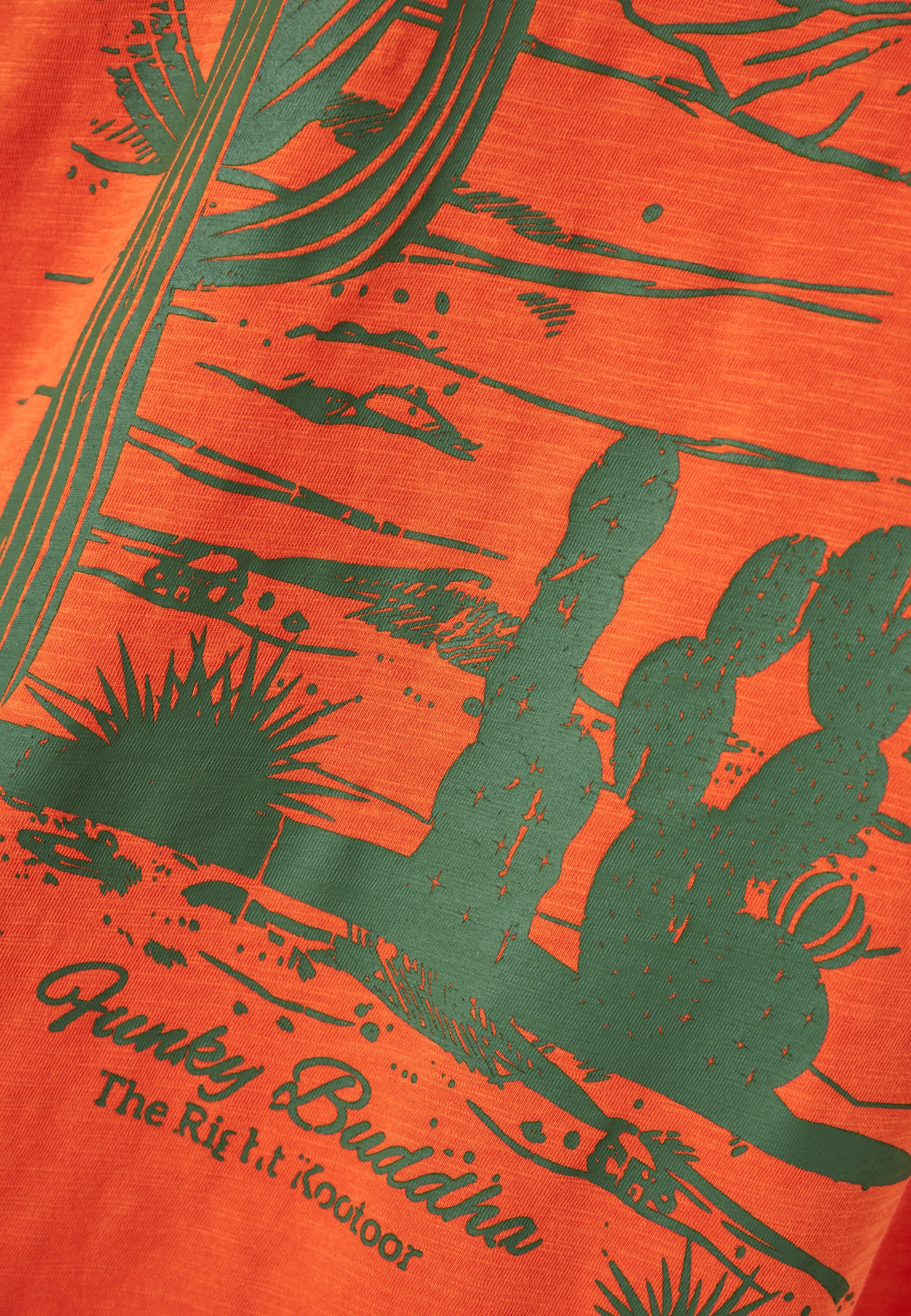 Men's Shirts Funky Buddha Orange