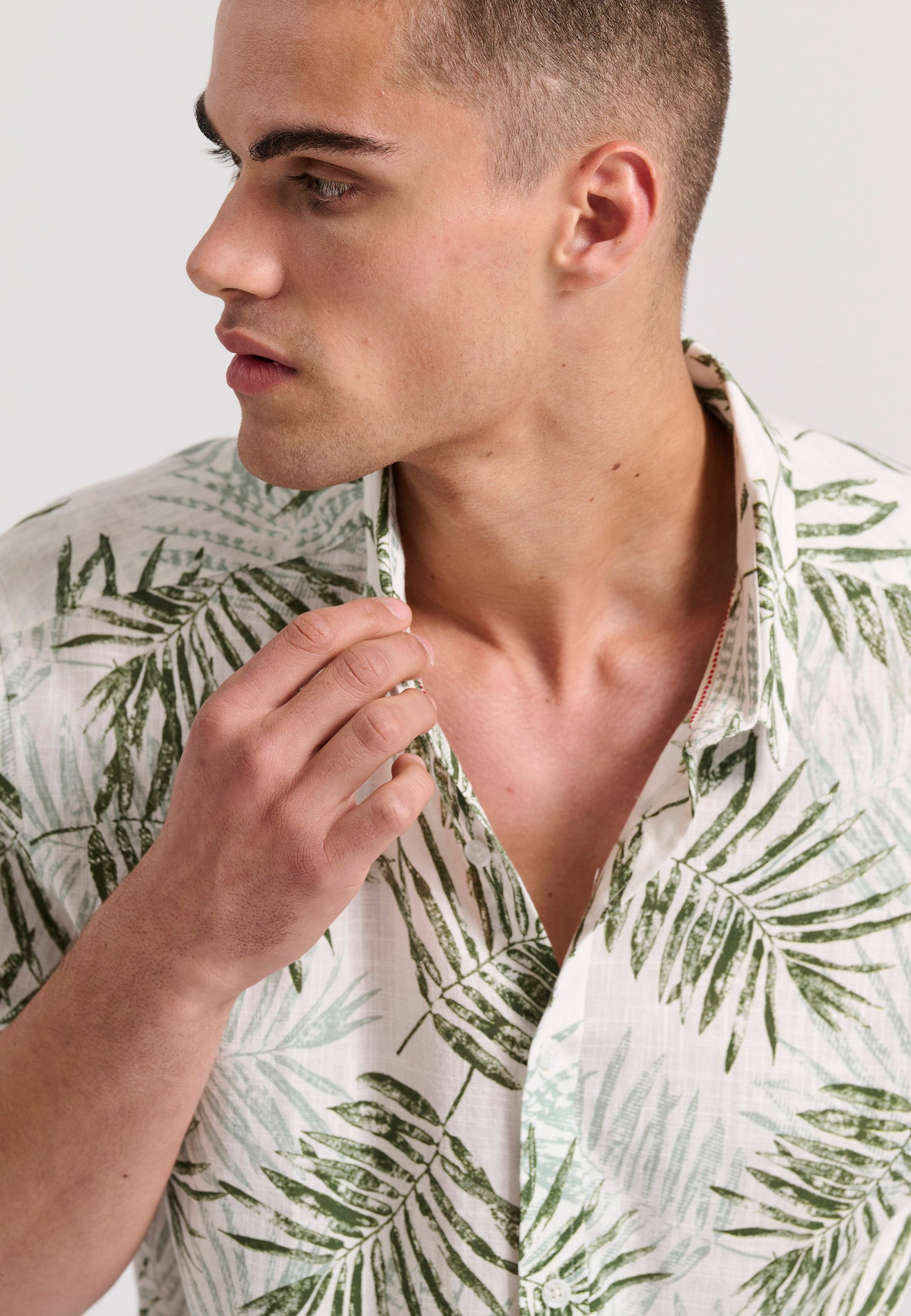 Men's Shirts Funky Buddha White