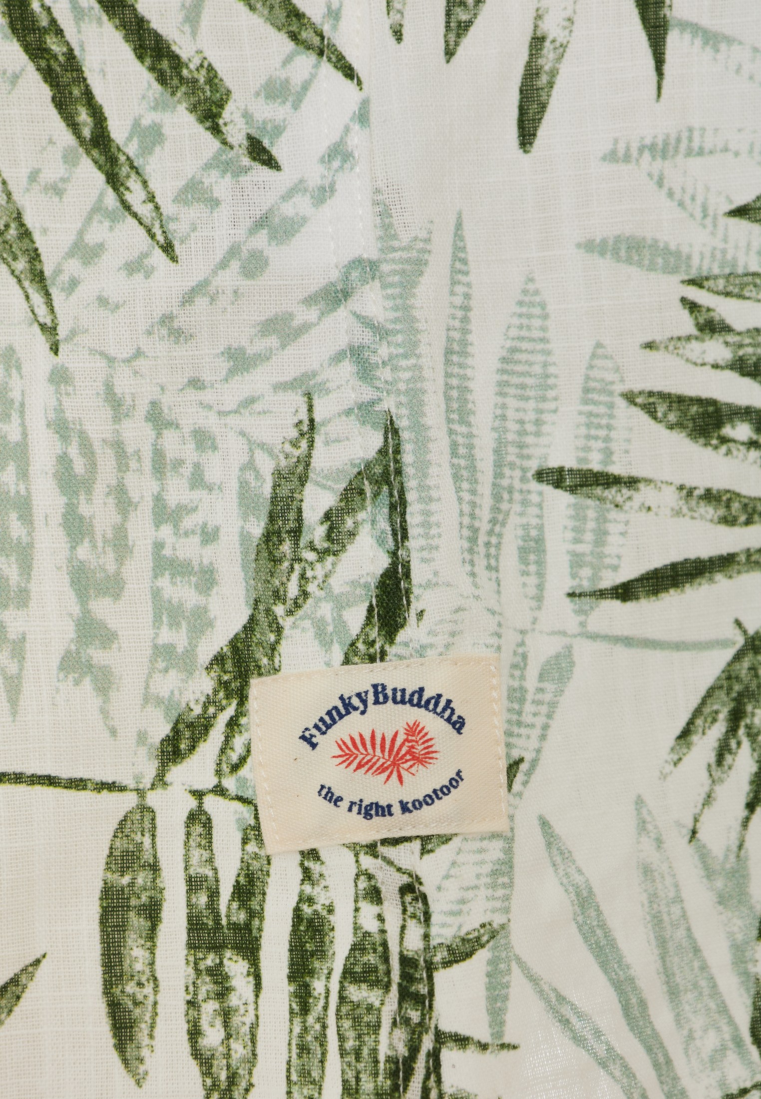 Men's Shirts Funky Buddha White