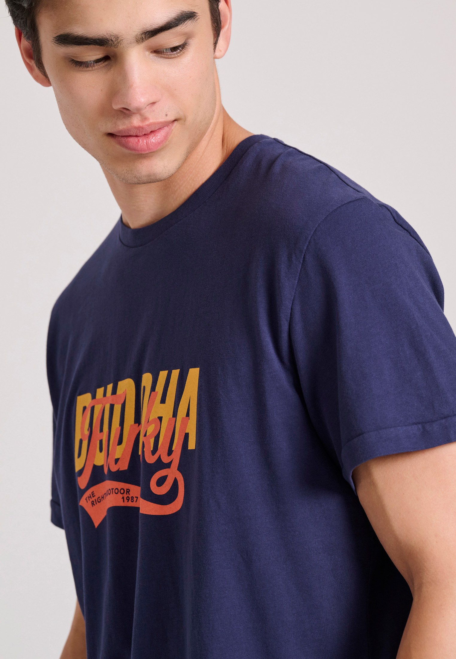 Men's Shirts Funky Buddha Navy