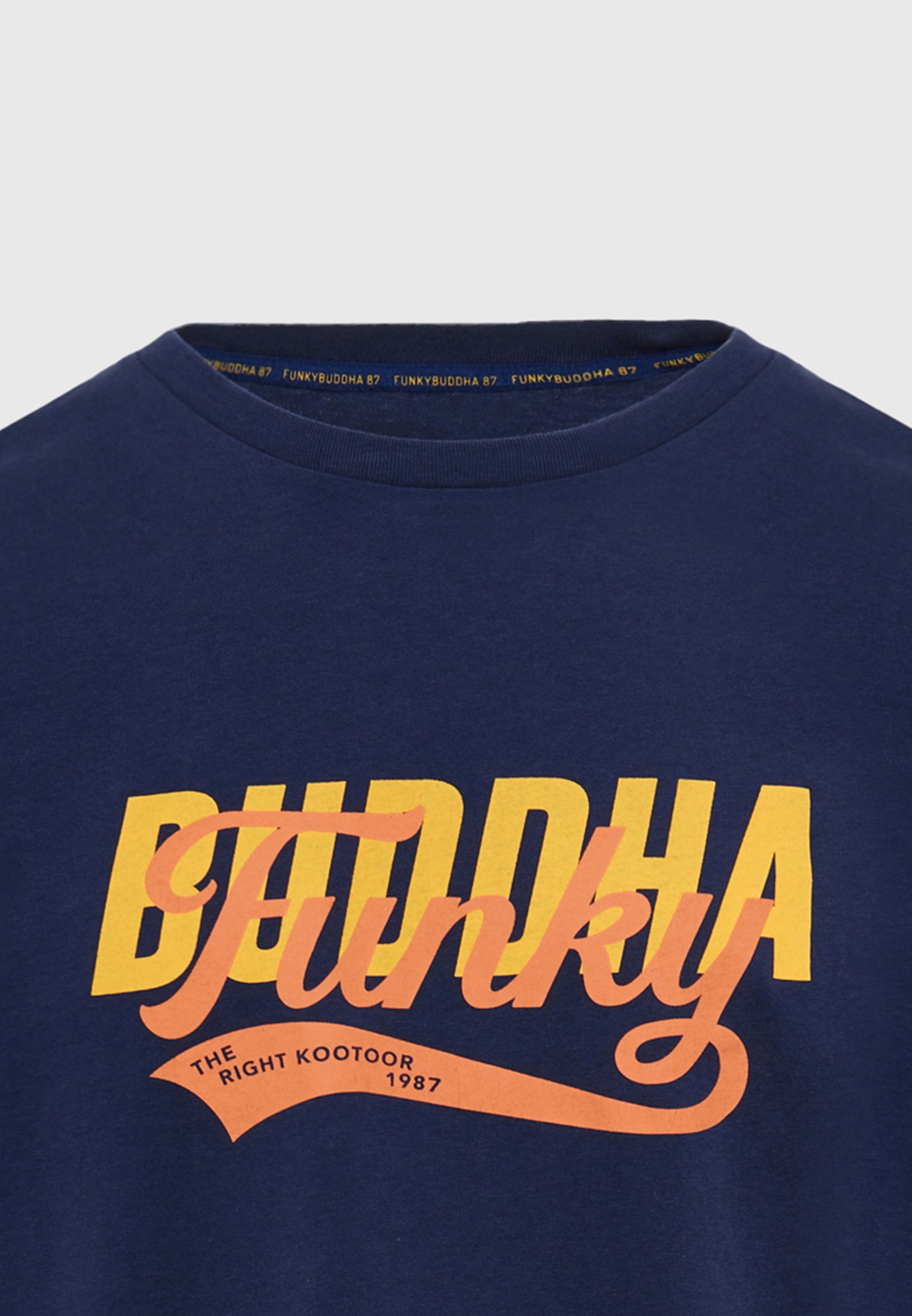 Men's Shirts Funky Buddha Navy