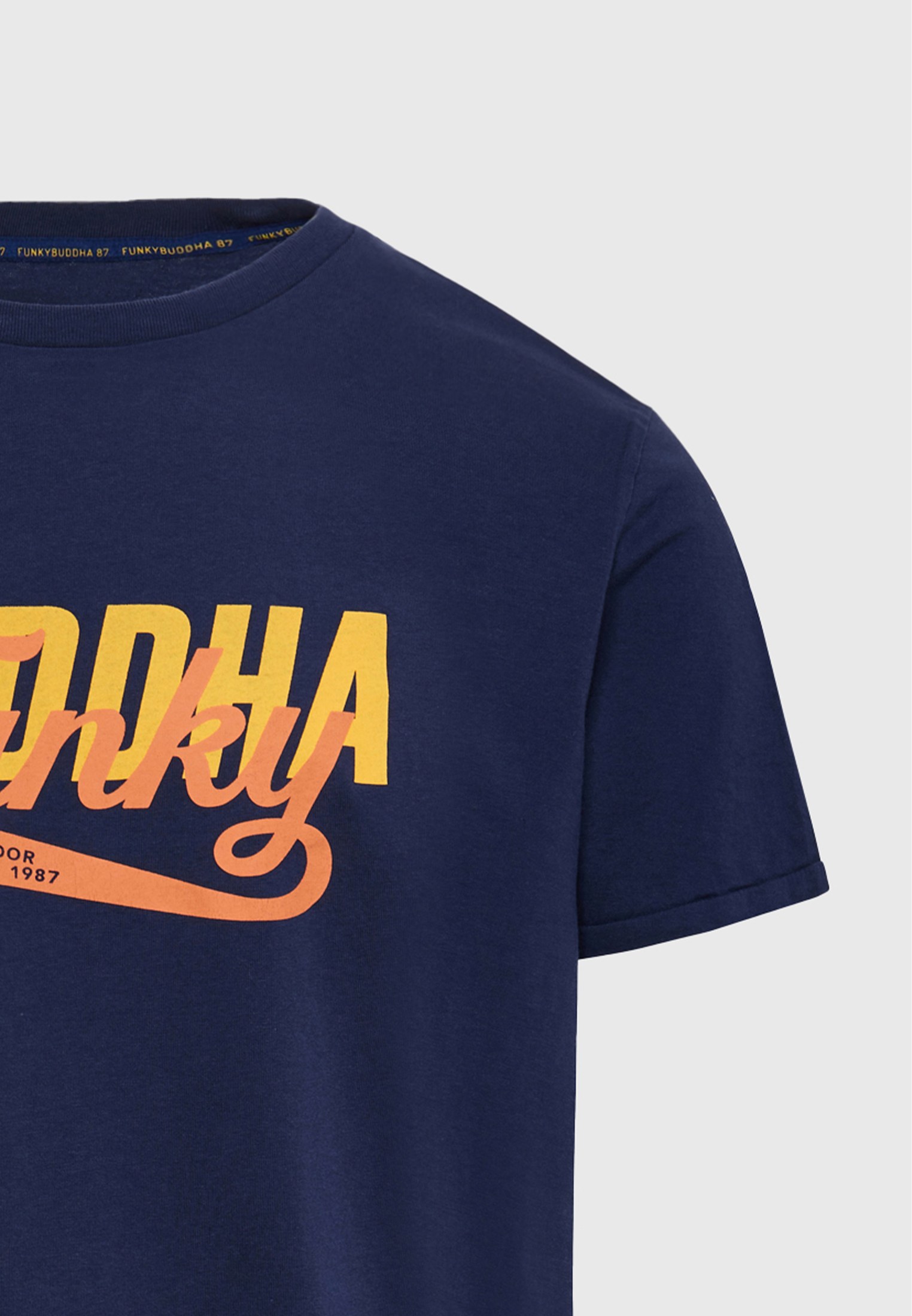 Men's Shirts Funky Buddha Navy