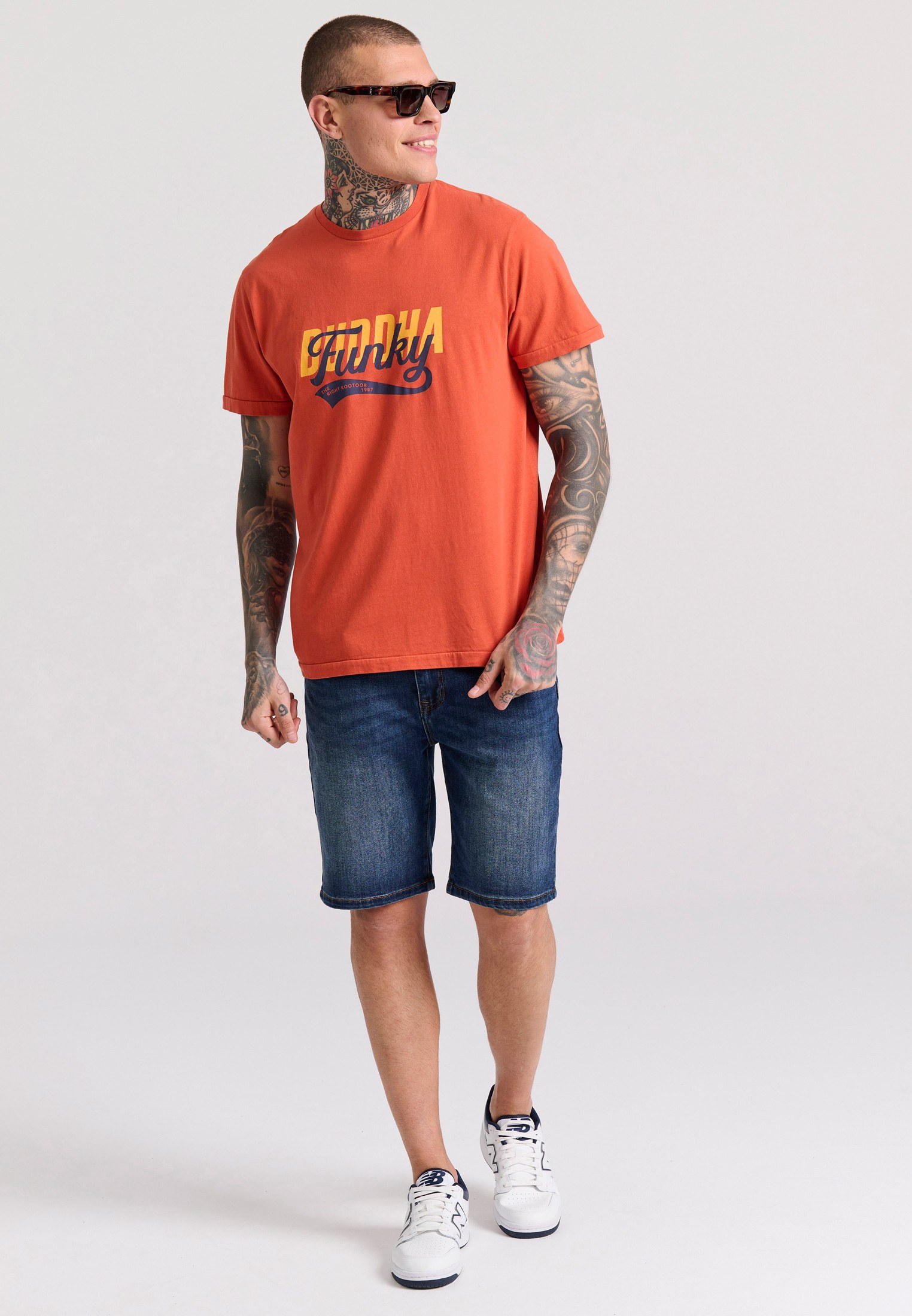 Men's Shirts Funky Buddha Red