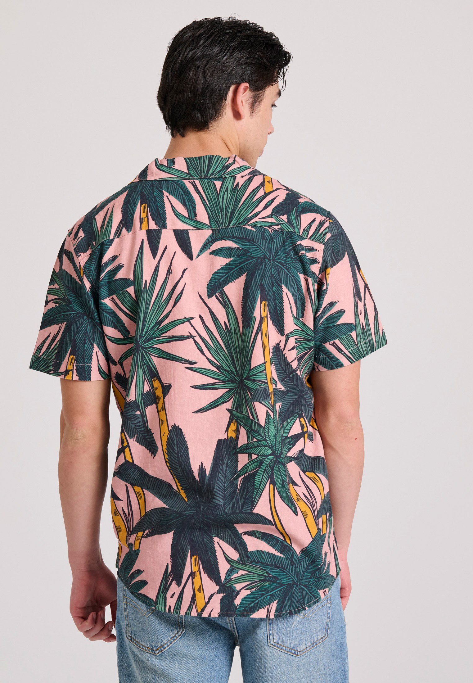 Men's Shirts Funky Buddha Pink