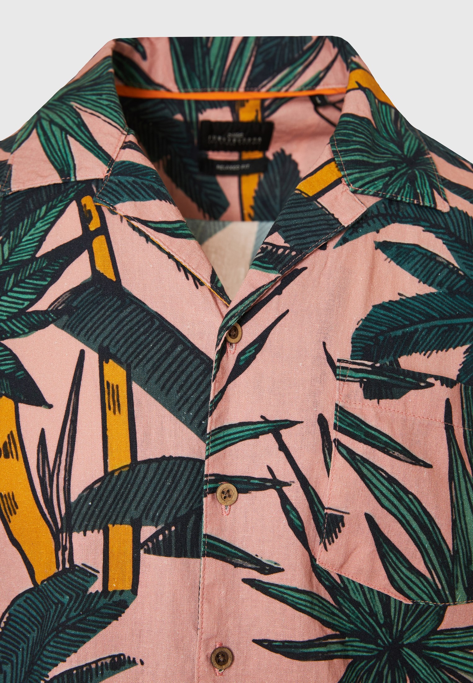 Men's Shirts Funky Buddha Pink