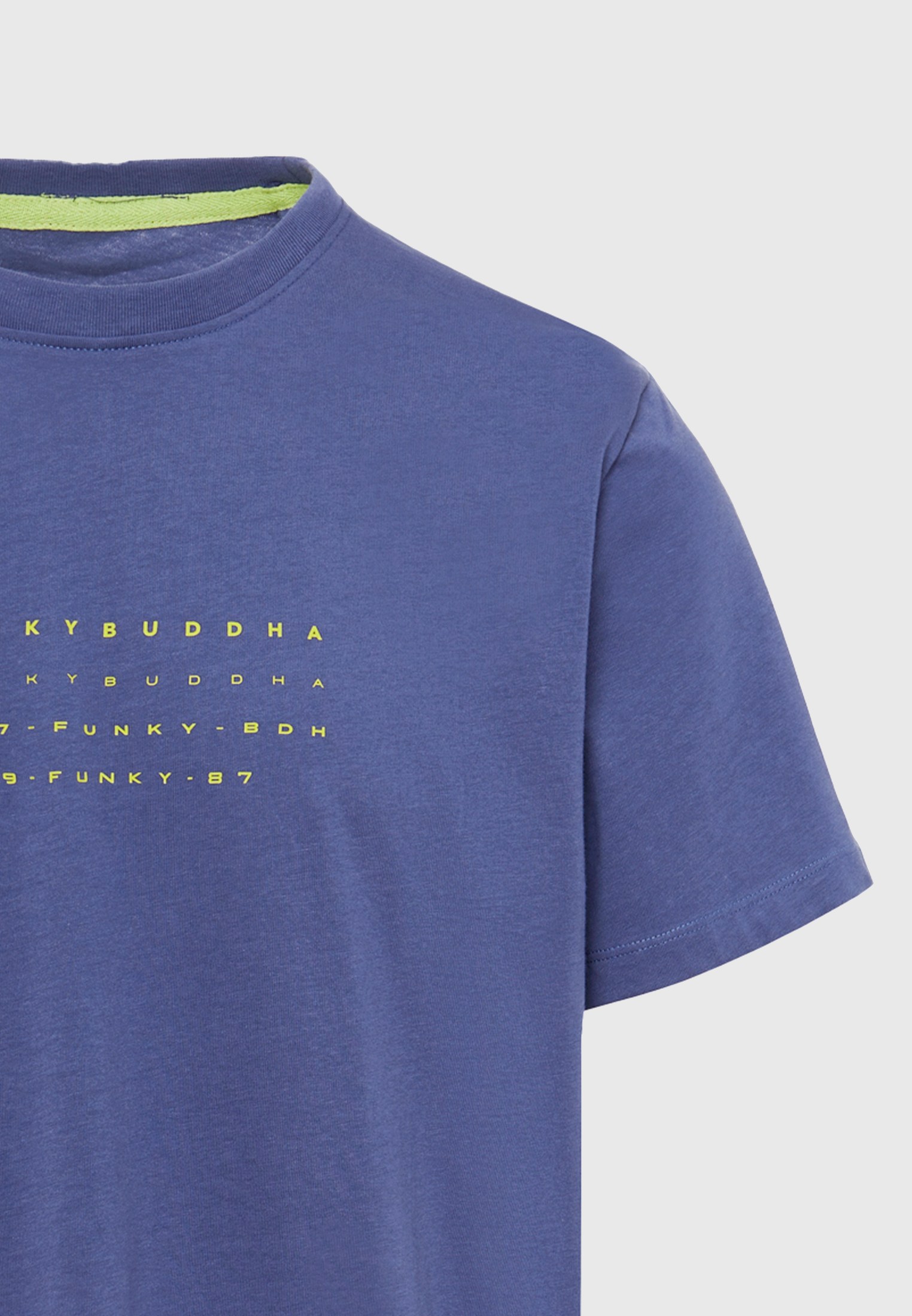 T-shirt με text artwork τύπωμα φωτογραφία