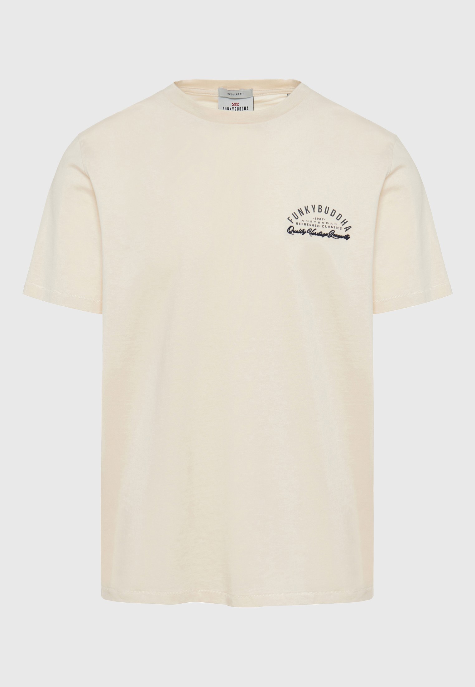 Men's Shirts Funky Buddha White