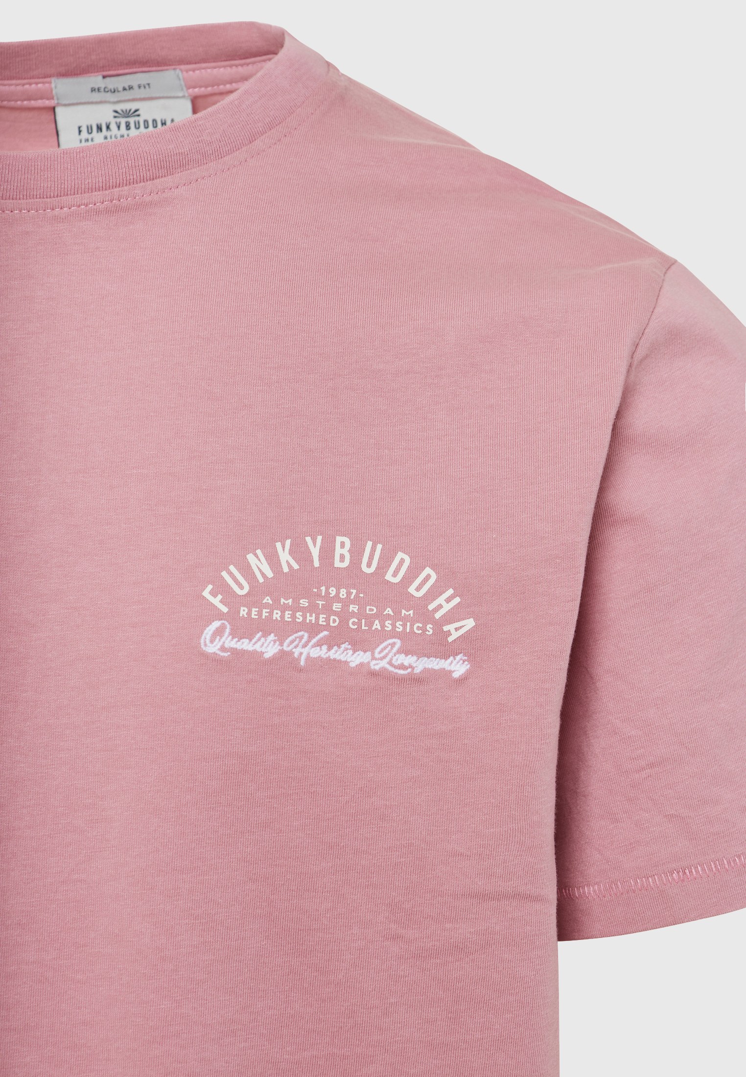 Men's Shirts Funky Buddha Pink