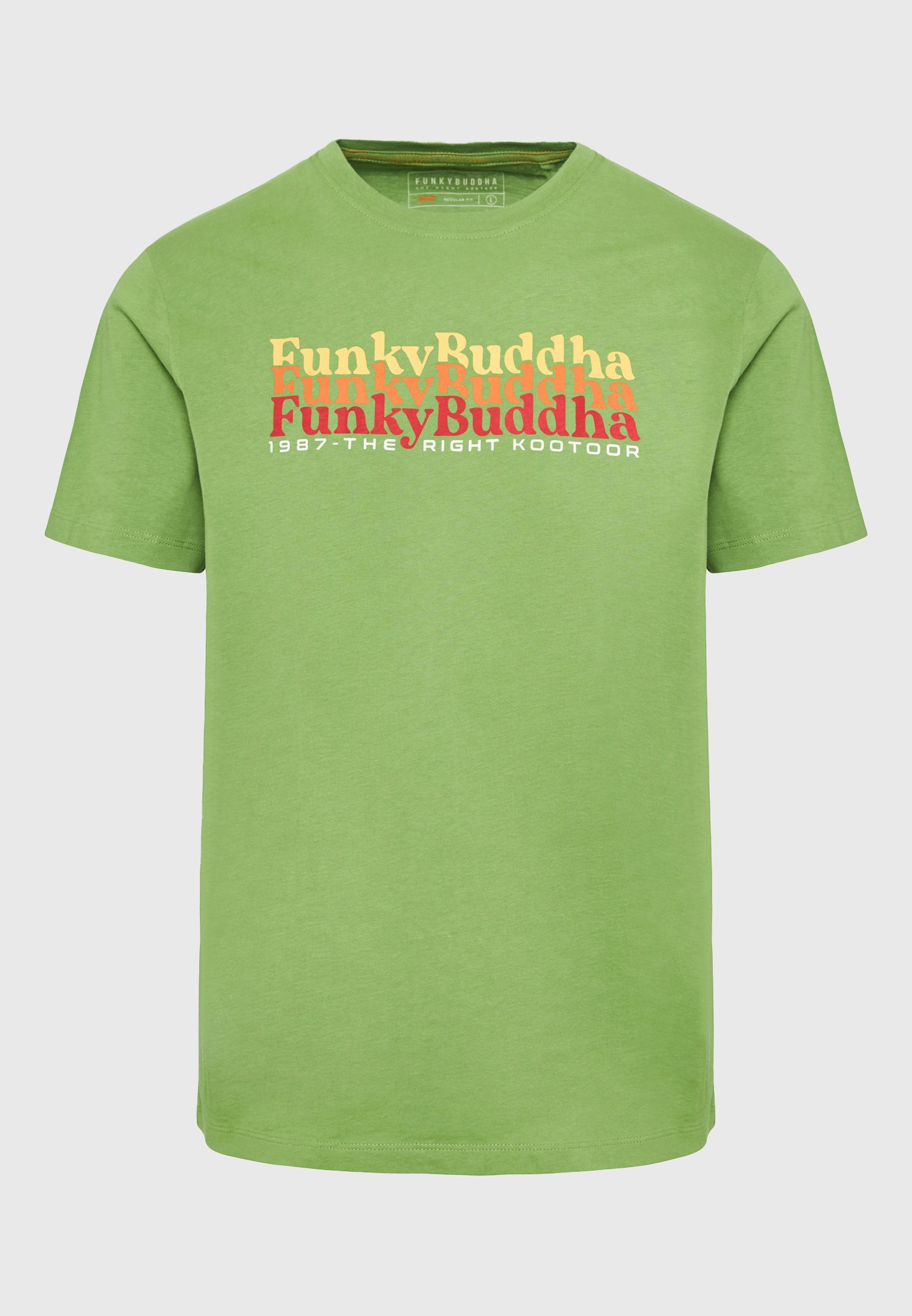 Men's Shirts Funky Buddha Green