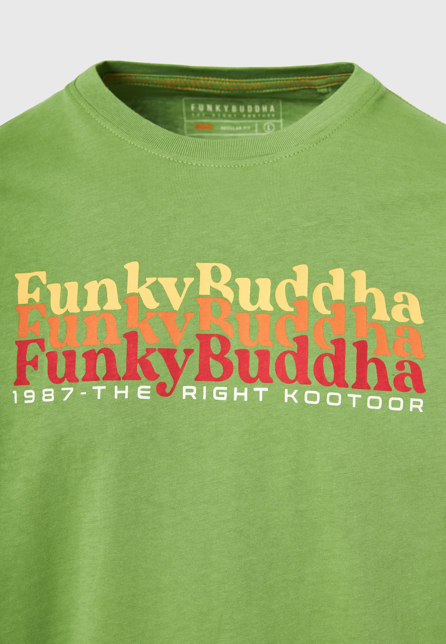 Men's Shirts Funky Buddha Green