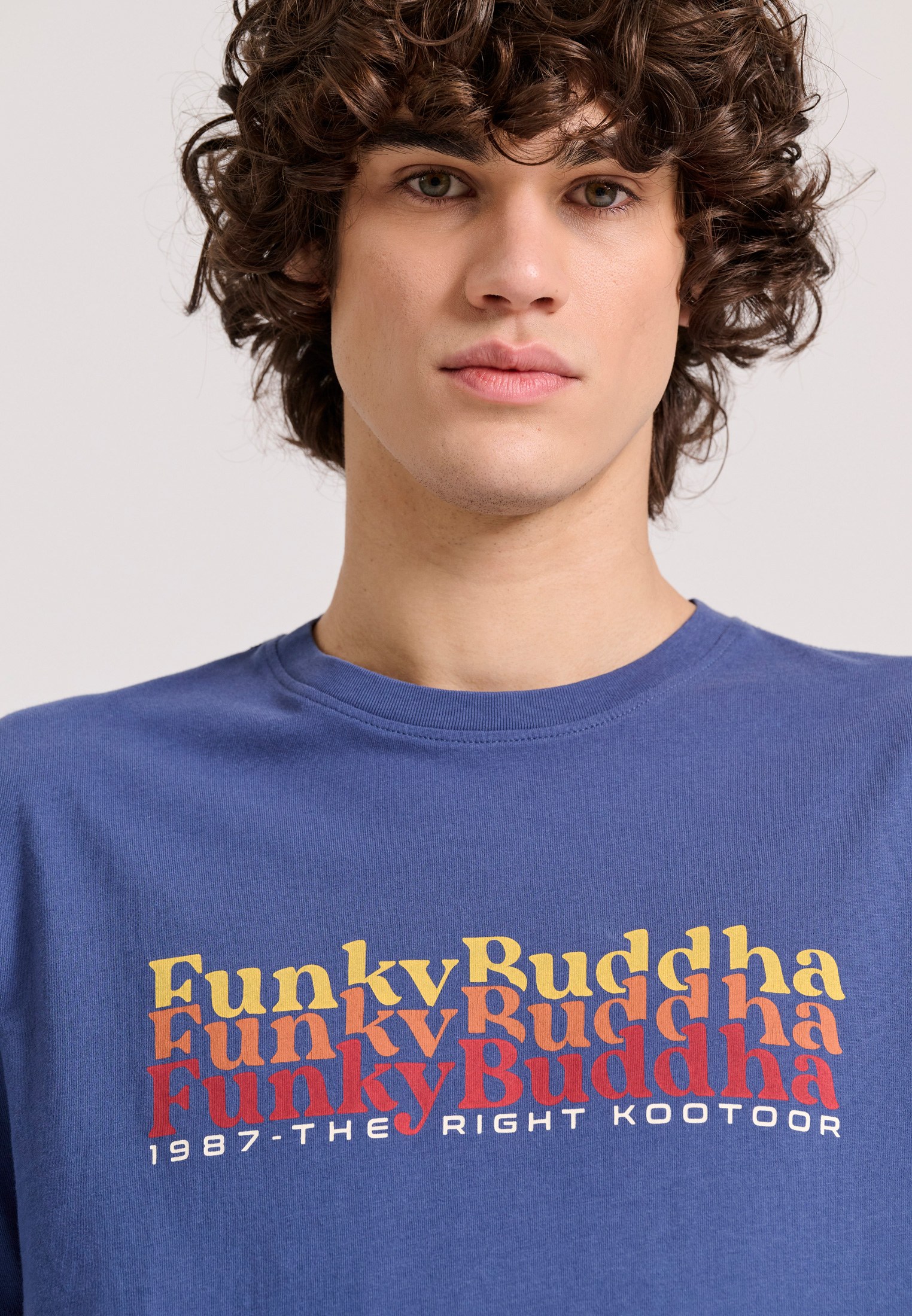 Men's Shirts Funky Buddha Blue