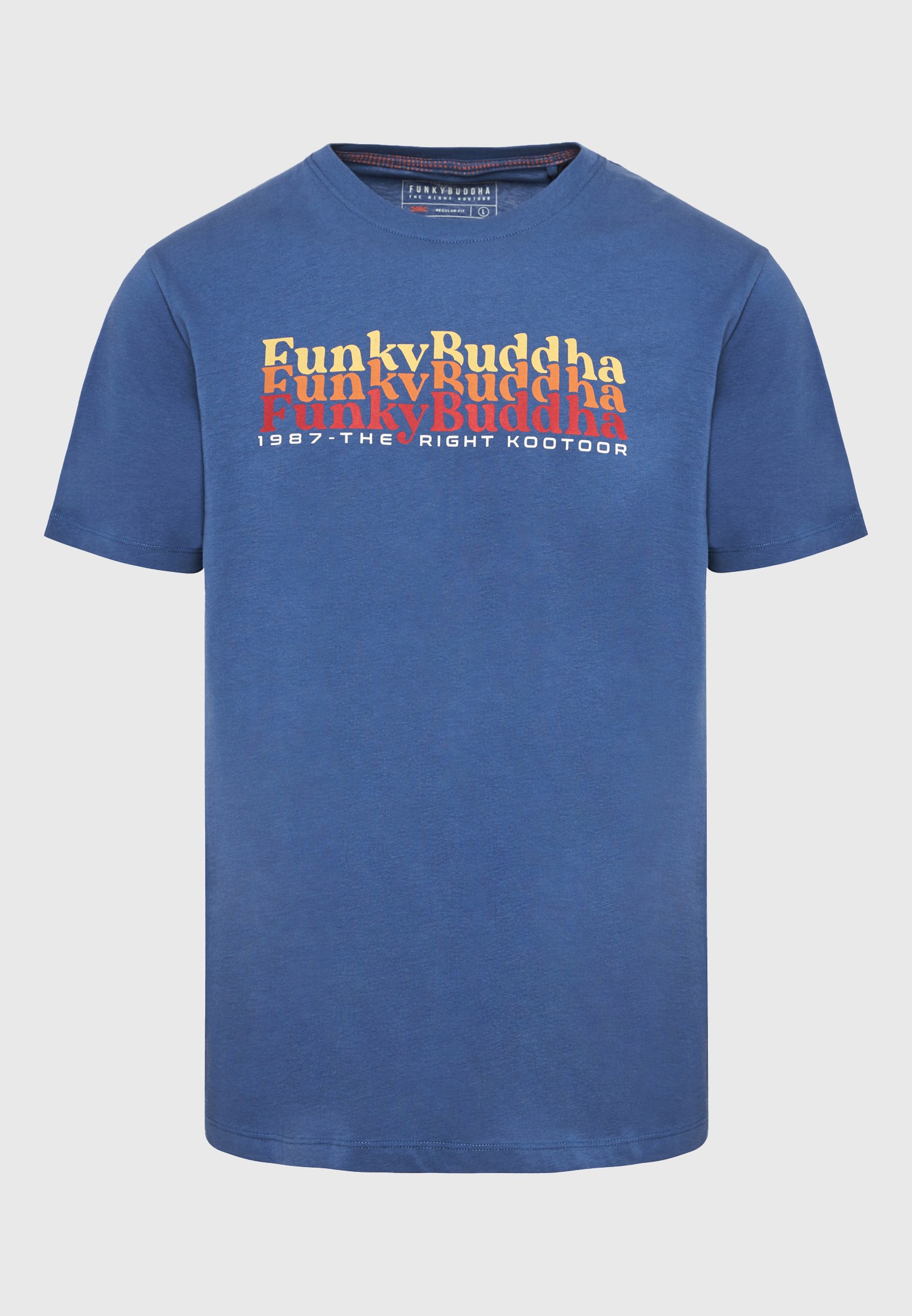 Men's Shirts Funky Buddha Blue