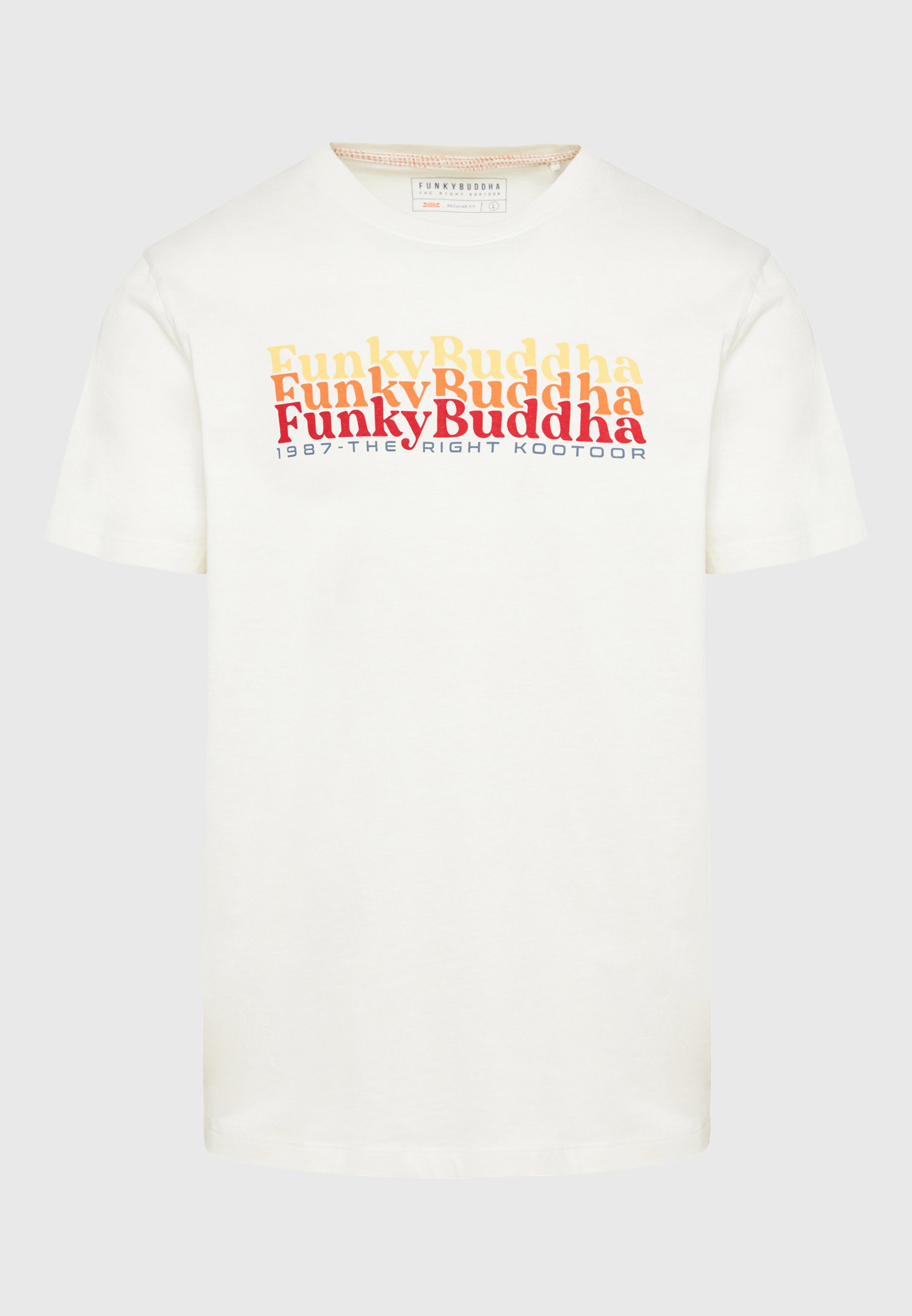Men's Shirts Funky Buddha White