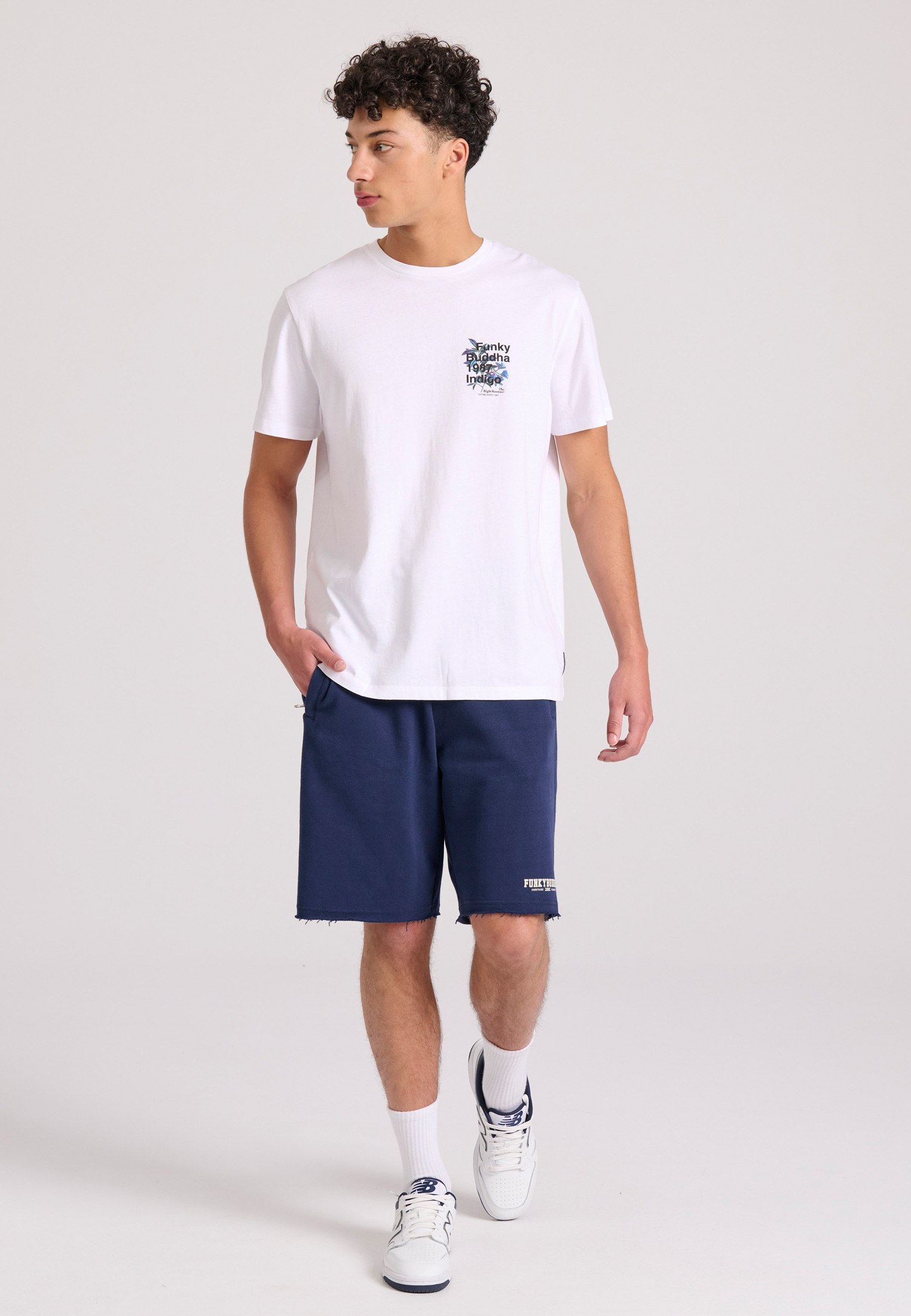 Men's Shorts Funky Buddha Navy