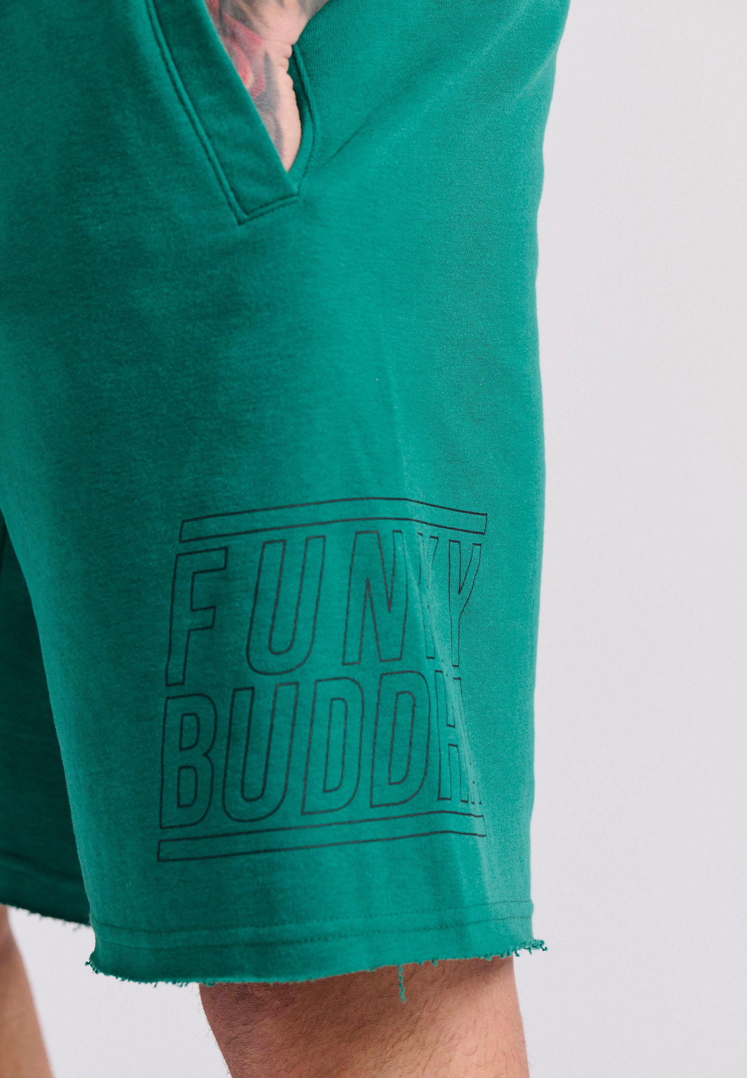 Men's Shorts Funky Buddha Green
